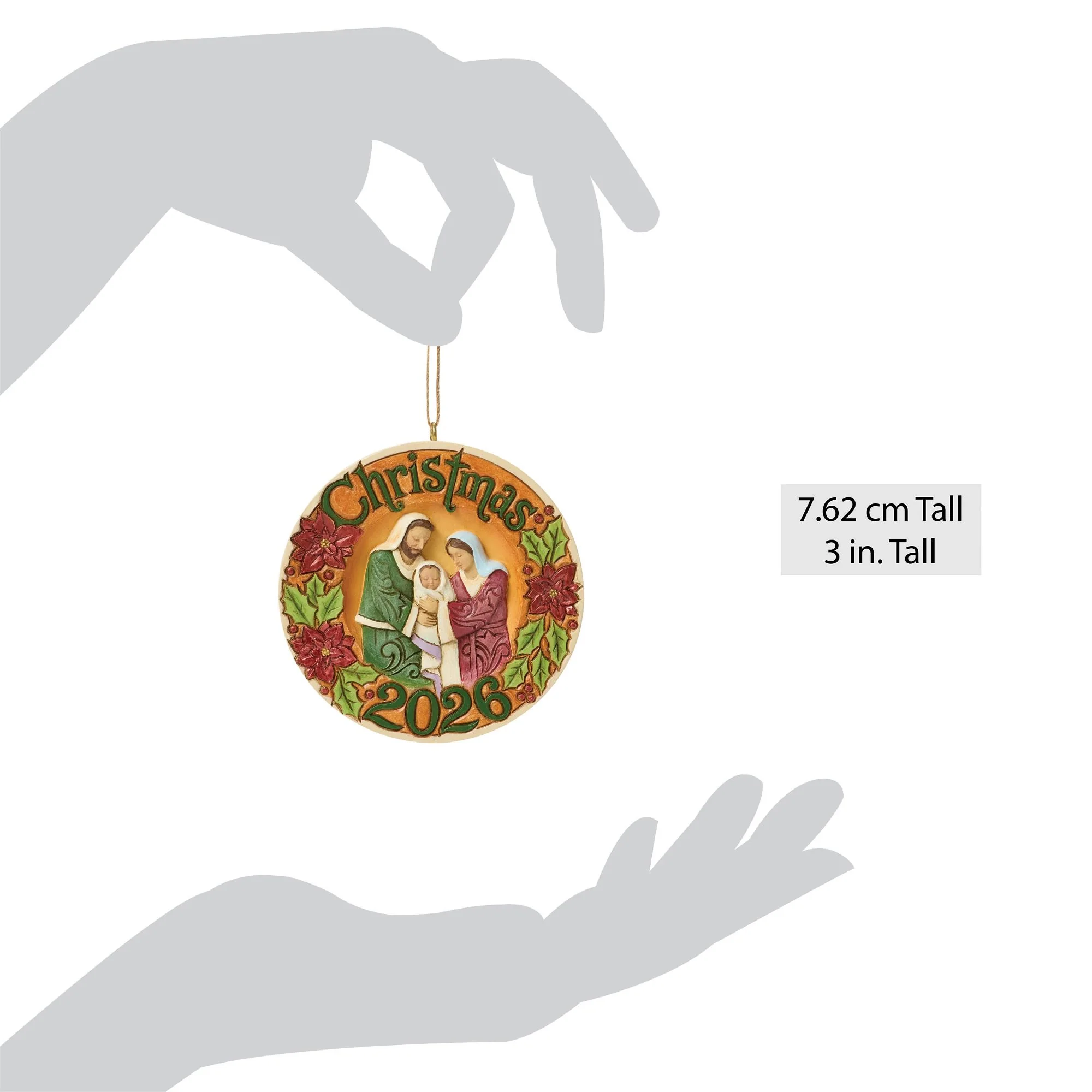 2026 Annual Holy Family Hanging Ornament - Image 5