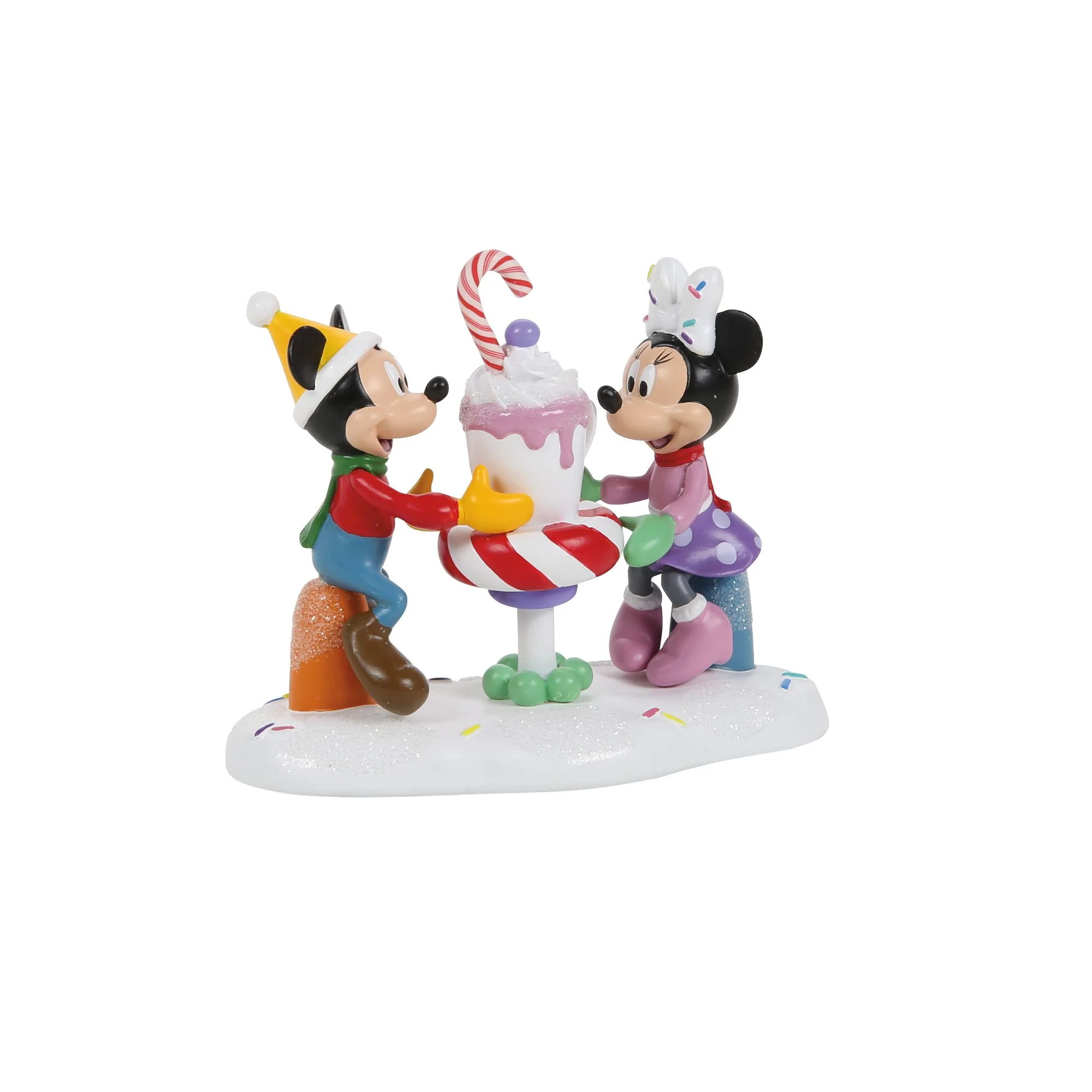 A Cocoa With A Cutie! (Mickey & Minnie Figurine) - Disney Village by D56 - Image 3
