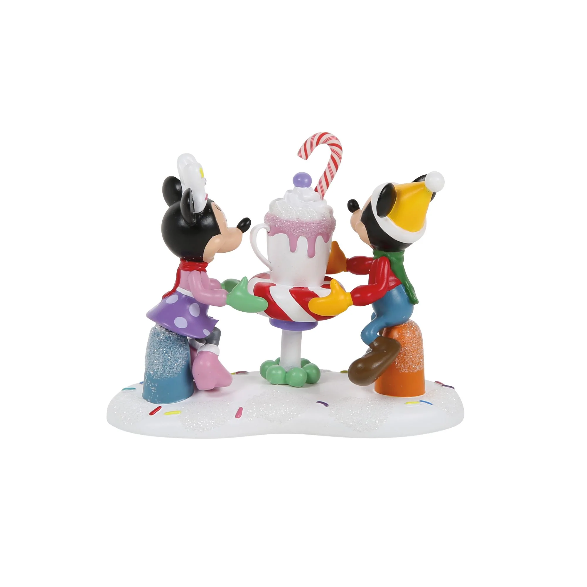 A Cocoa With A Cutie! (Mickey & Minnie Figurine) - Disney Village by D56 - Image 5