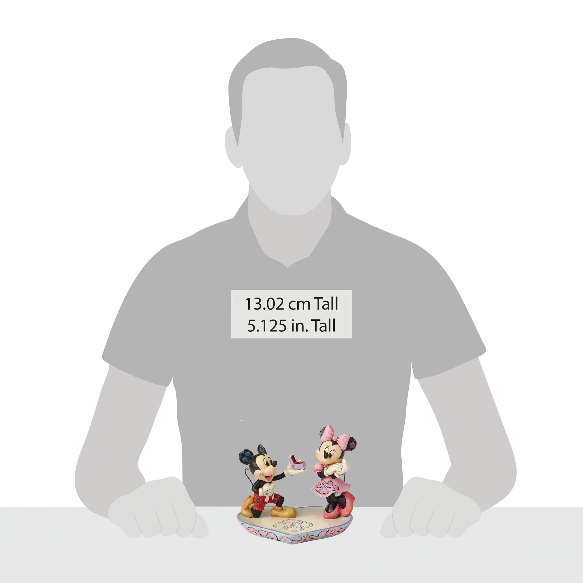 A Magical Moment - Mickey Proposing to Minnie Mouse Figurine - Disney Traditionsby Jim Shore - Image 6