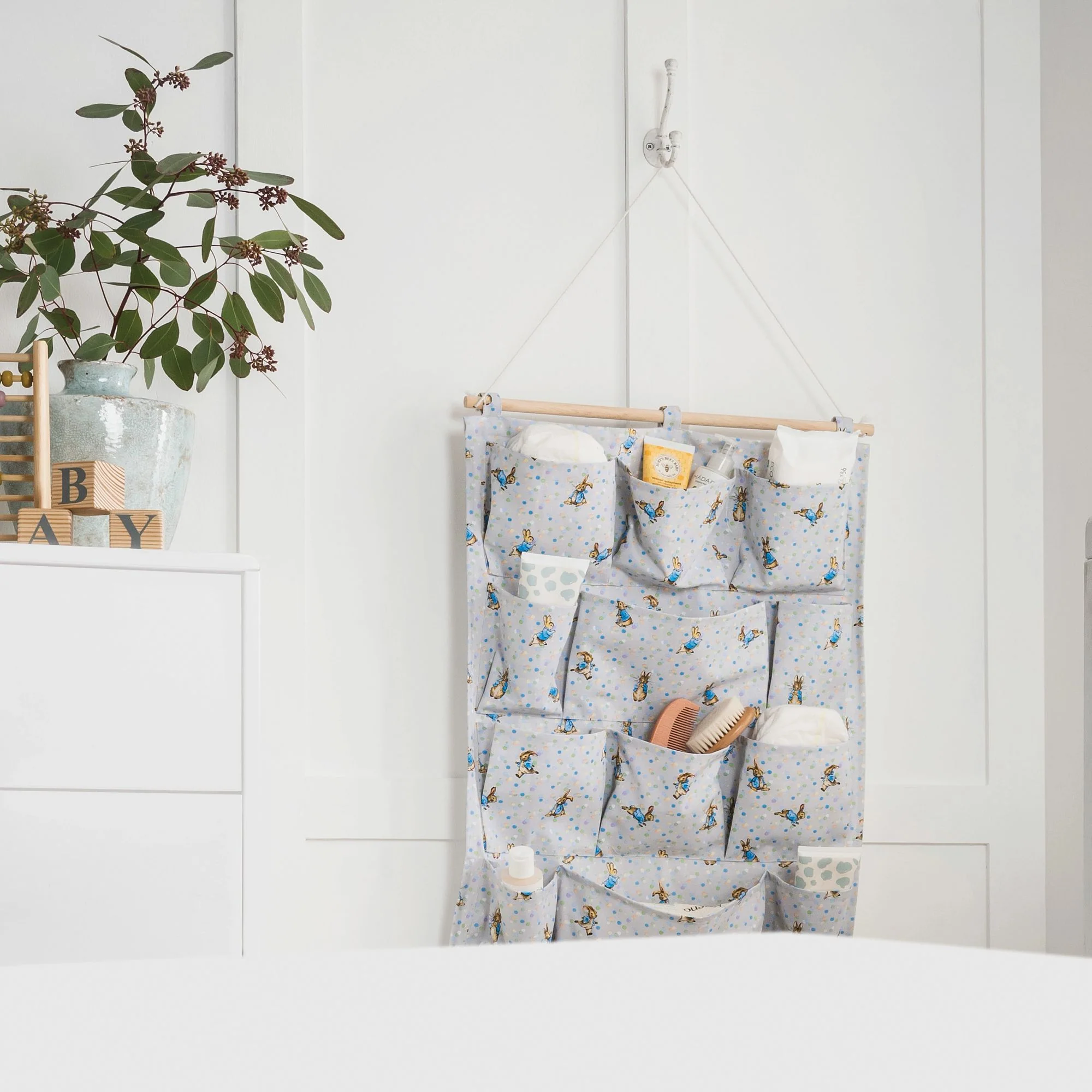 Peter Rabbit Baby Collection Nursery Organiser by Beatrix Potter - Image 2