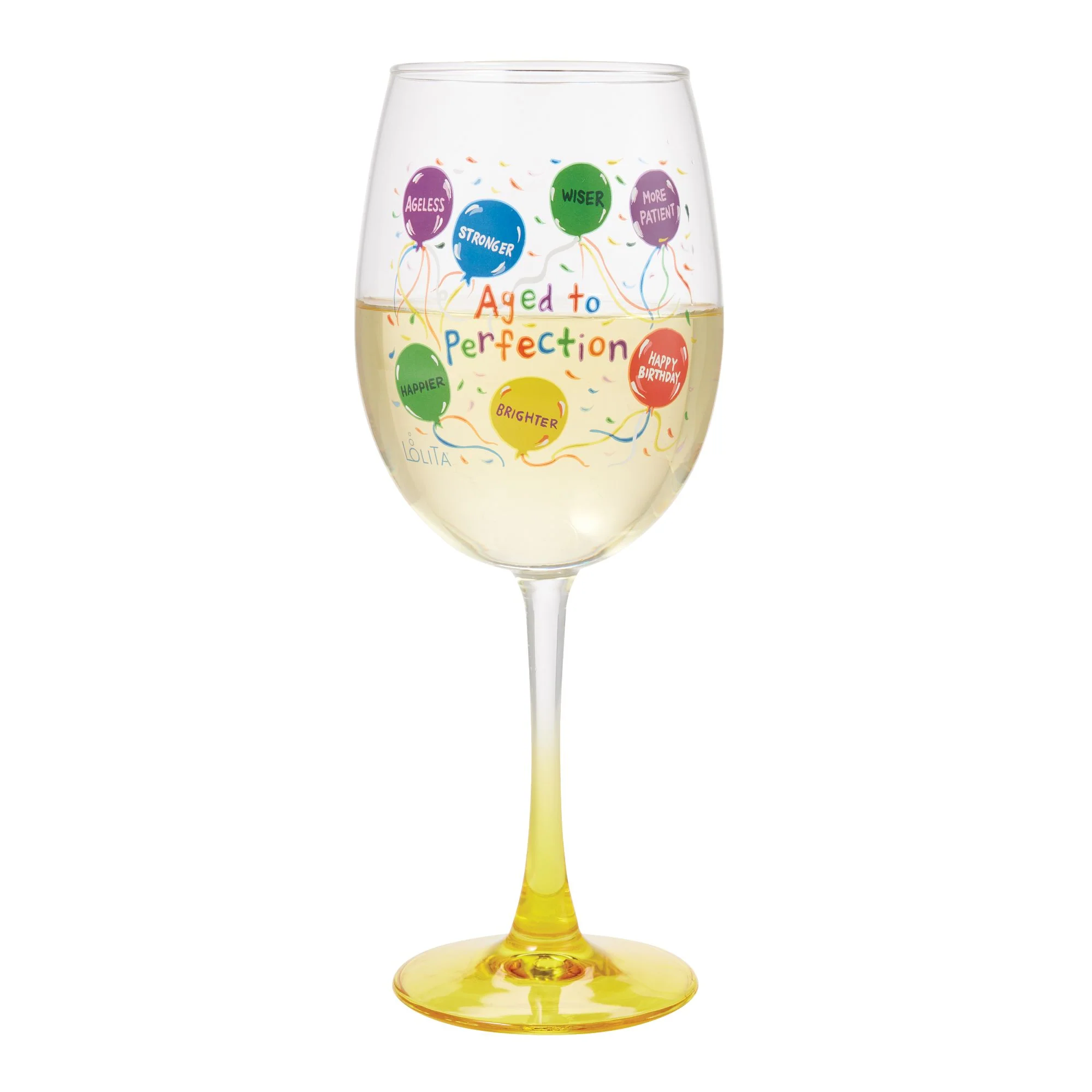 Aged to Perfection Wine Glass - Image 2