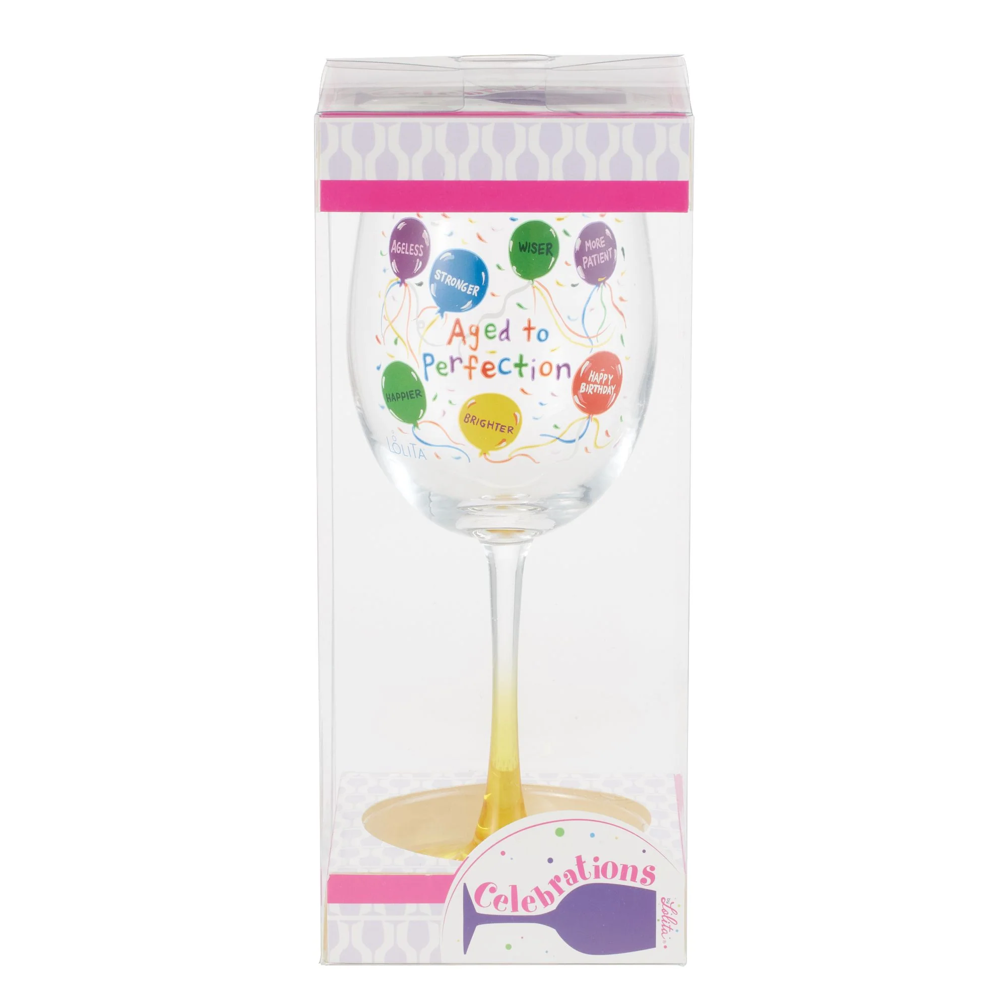 Aged to Perfection Wine Glass - Image 5