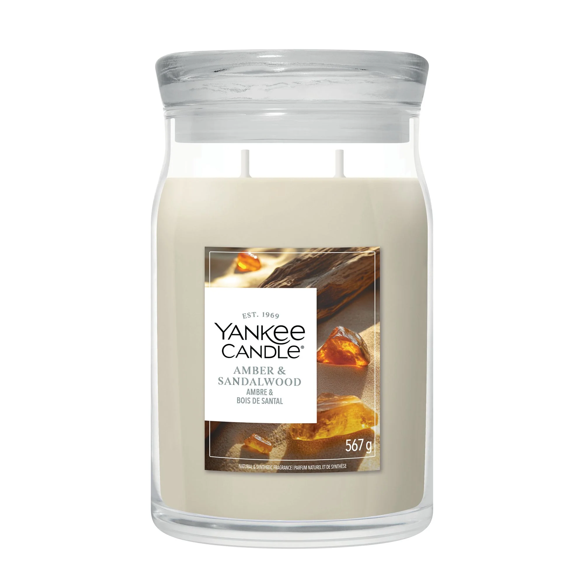 Amber & Sandalwood Signature Large Jar by Yankee Candle