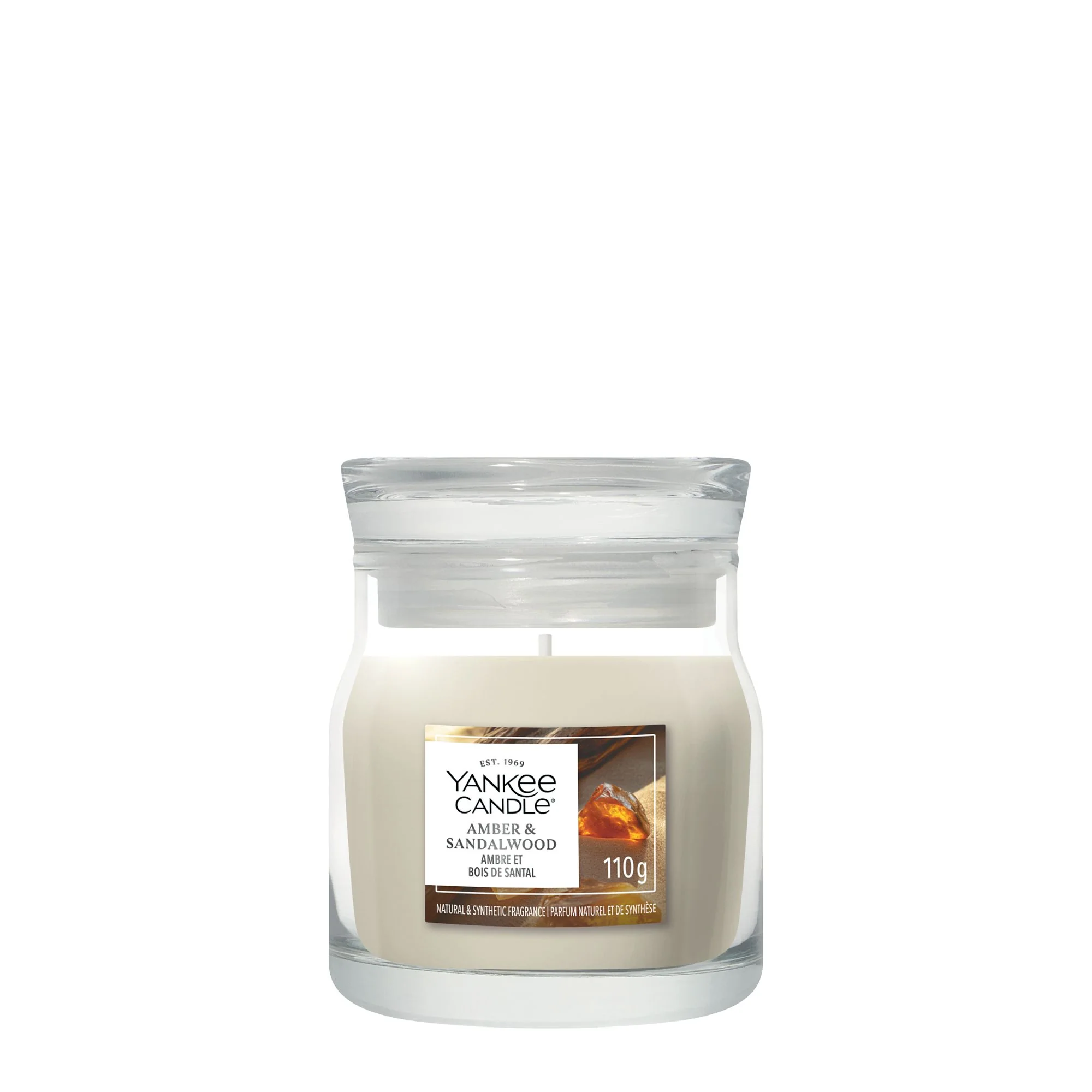 Amber & Sandalwood Signature Small Jar by Yankee Candle