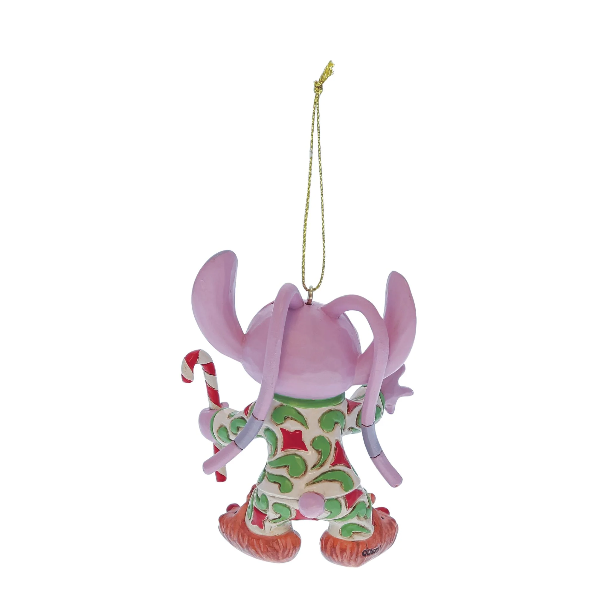 Angel in Christmas PJs Hanging Ornament - Image 2