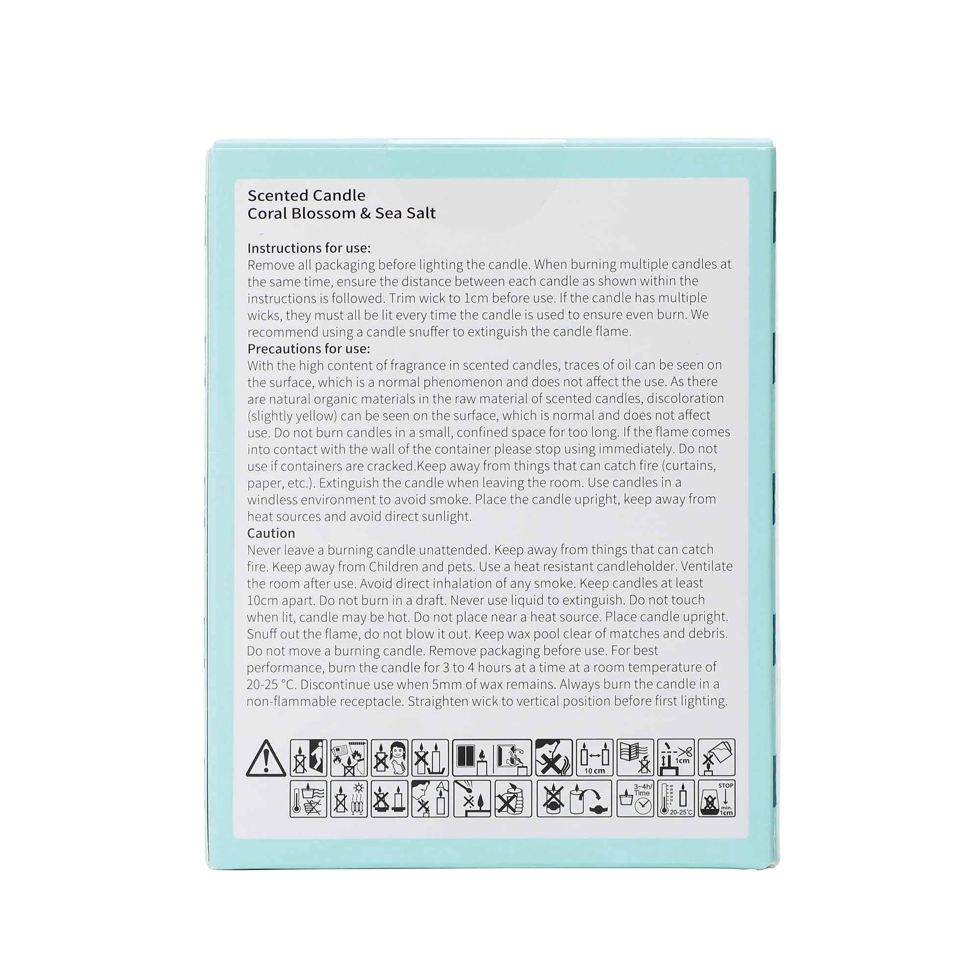 Ariel Blossom & Sea Salt Foiled Glass Candle - Image 6