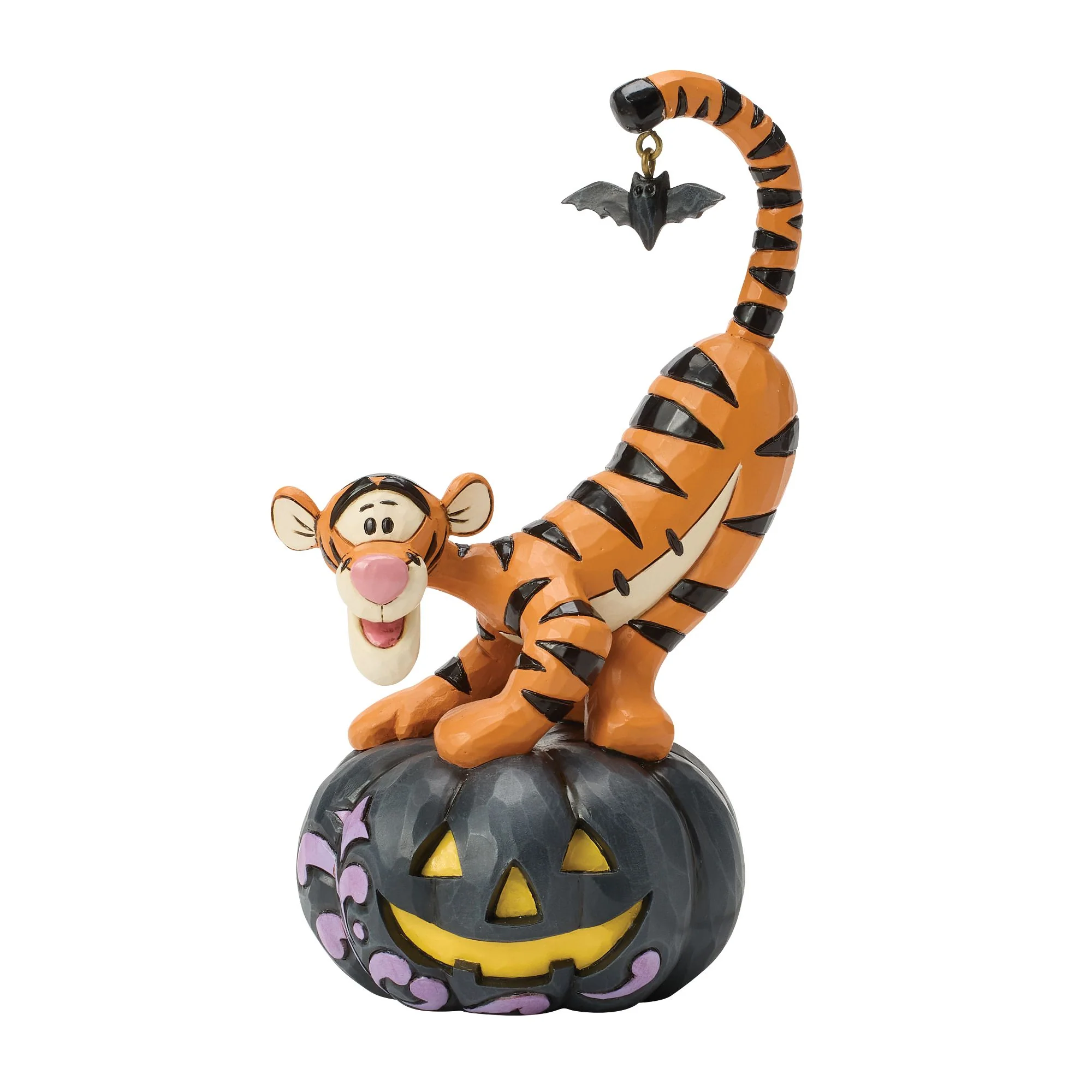 Bat-tastic Fun (Tigger on Jack-O-Lantern Figurine)