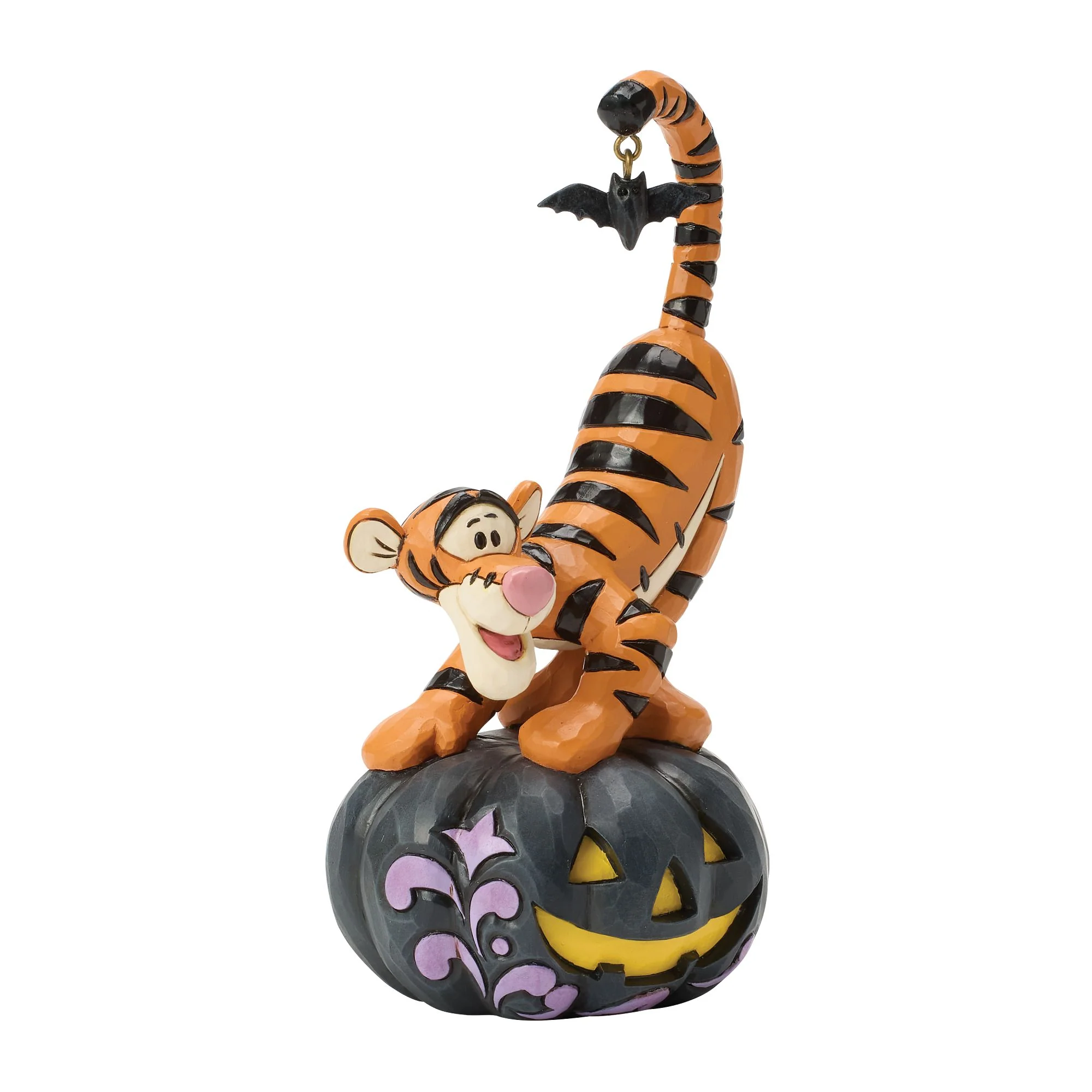 Bat-tastic Fun (Tigger on Jack-O-Lantern Figurine) - Image 2