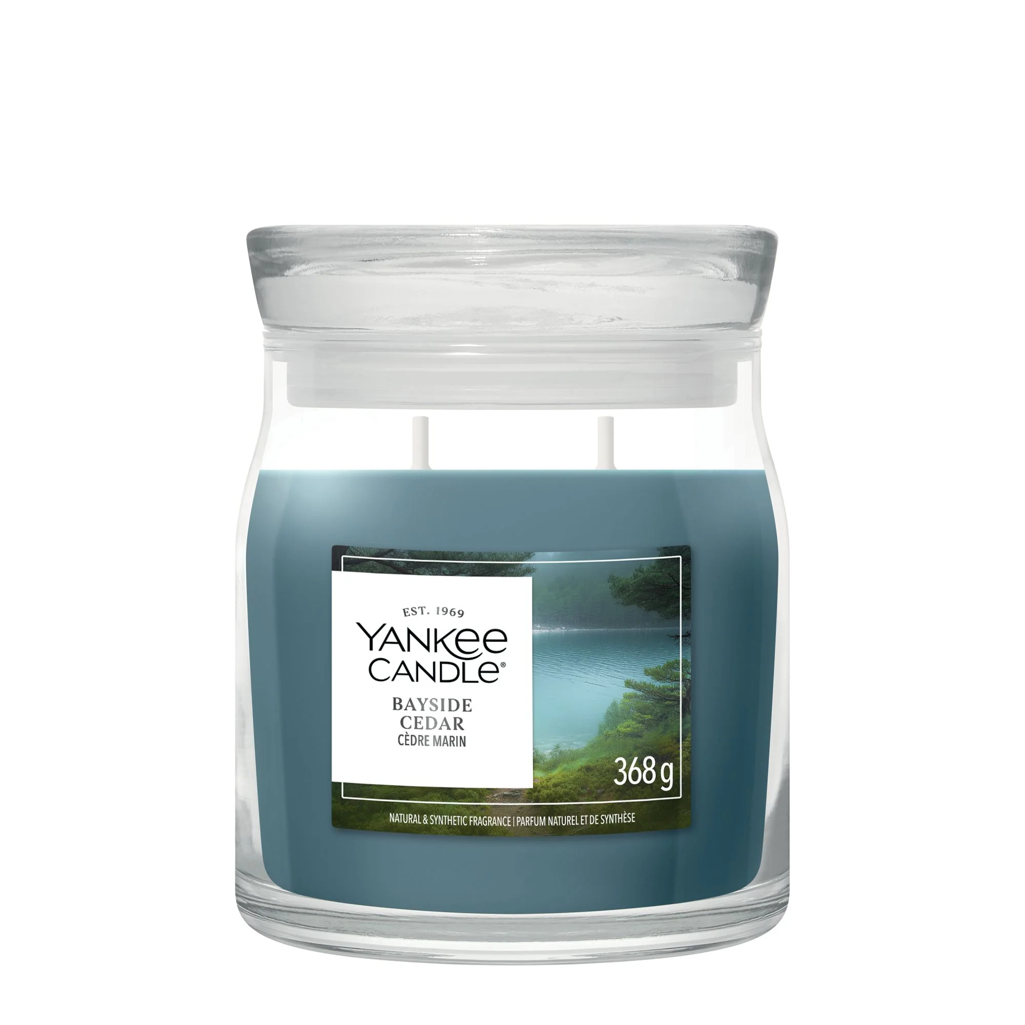 Bayside Cedar Signature Medium Jar by Yankee Candle