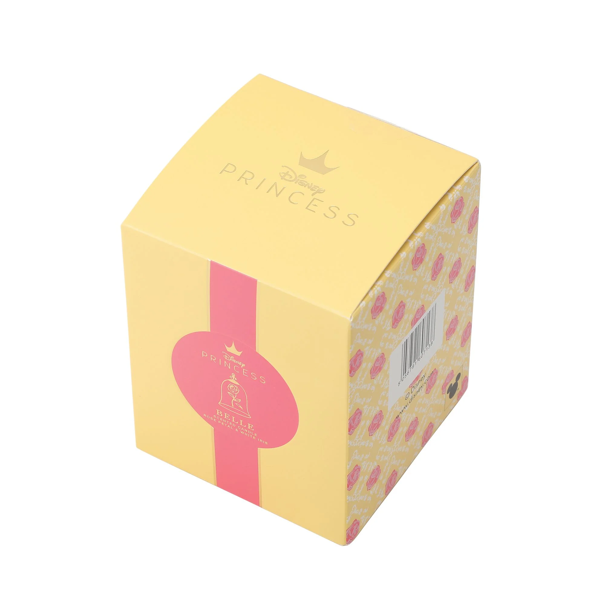 Belle Rose Petal & White Iris Foiled Glass Candle Candle - Image 4