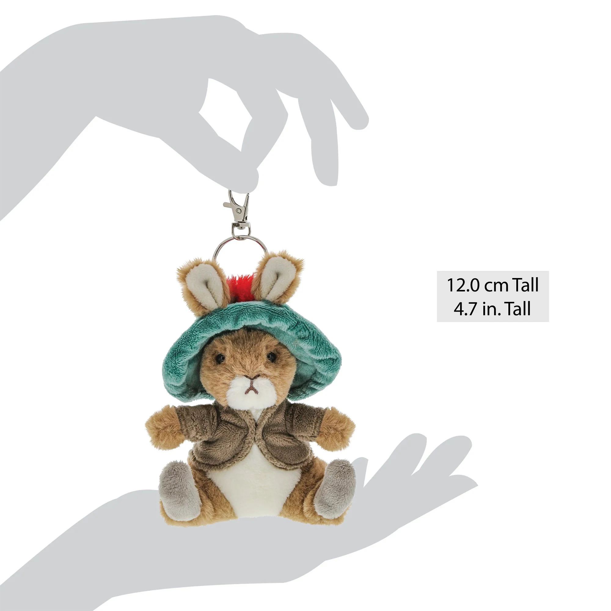 Benjamin Bunny Soft Toy Keyring - Image 4