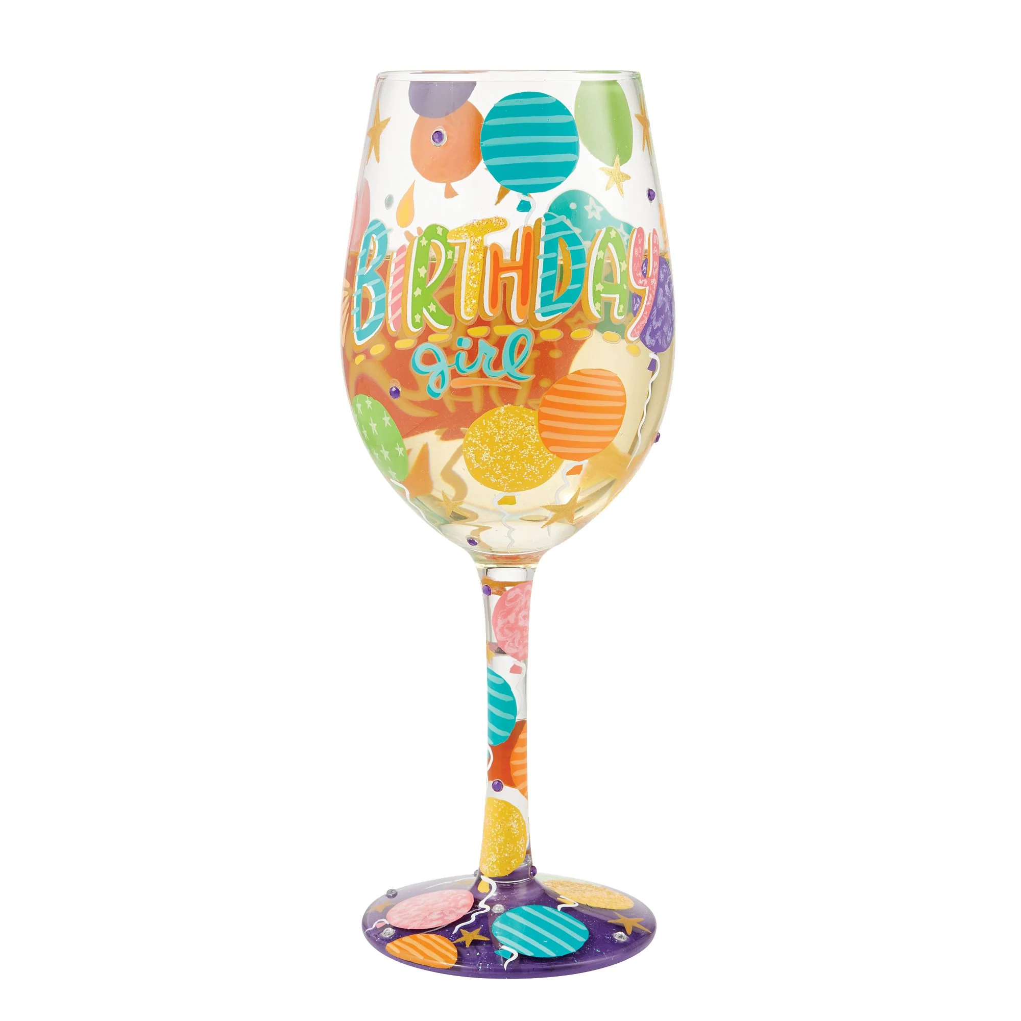 Birthday Girl Wine Glass by Lolita - Image 2
