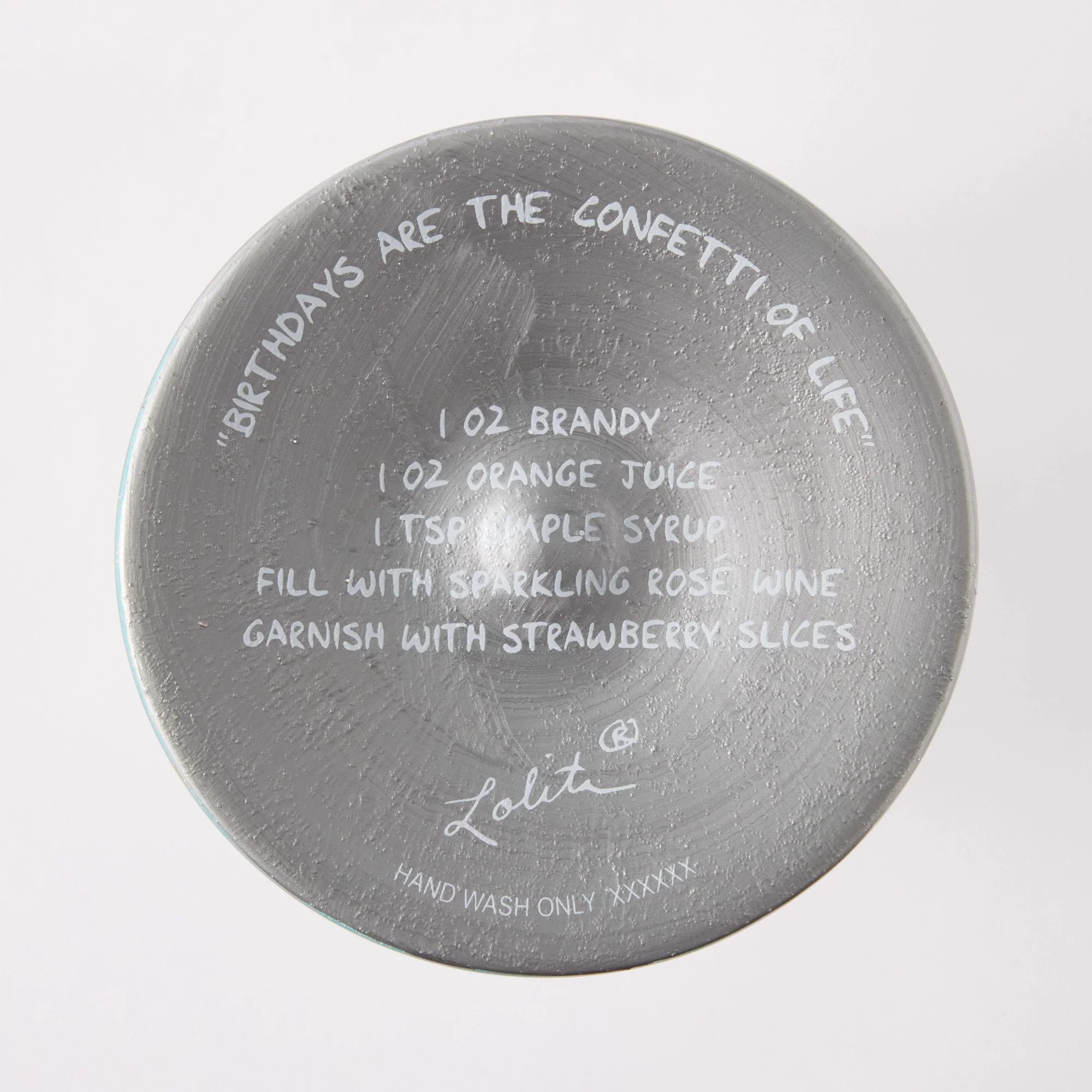 Birthdays are the Confetti of Life Wine Glass - Image 7