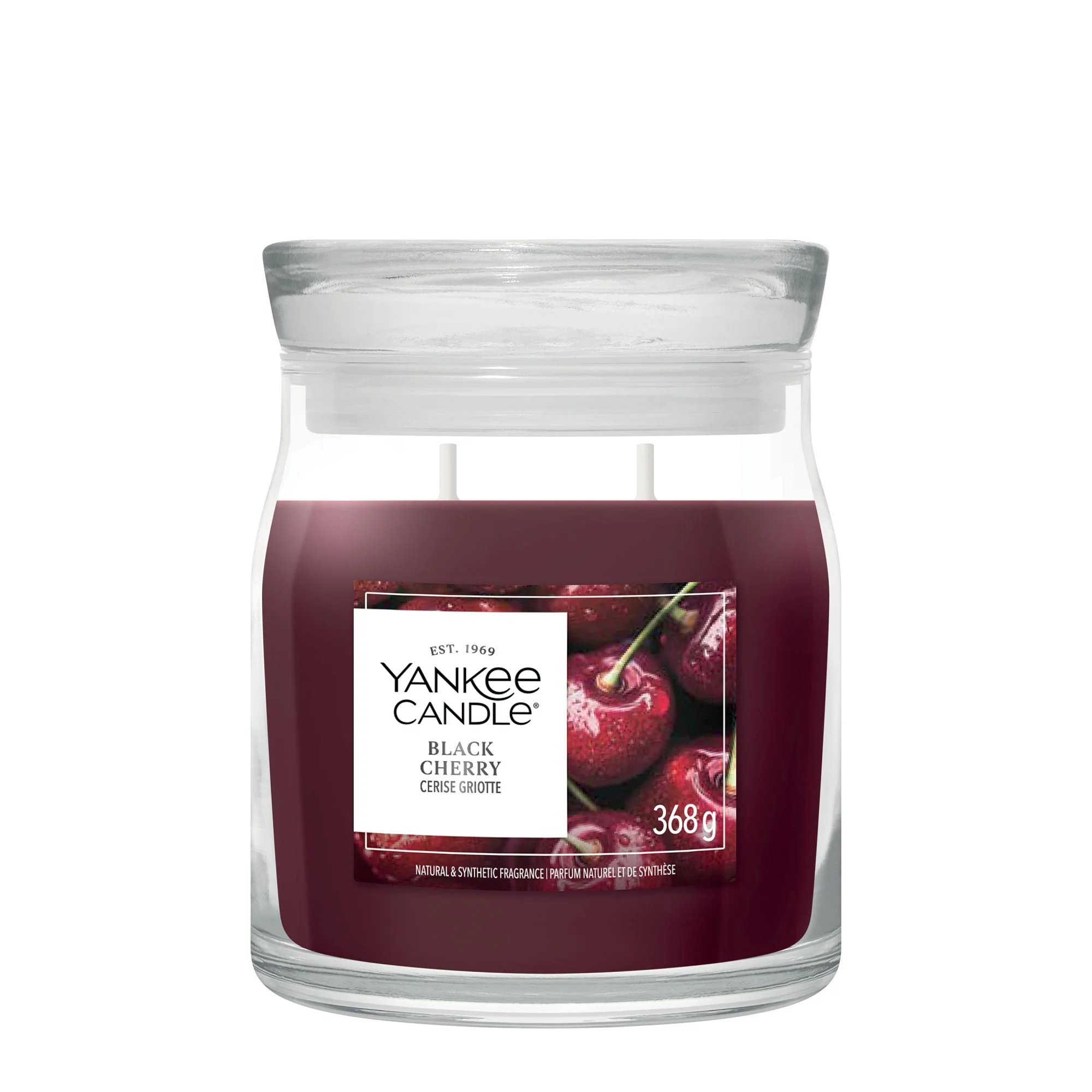 Black Cherry Signature Medium Jar by Yankee Candle