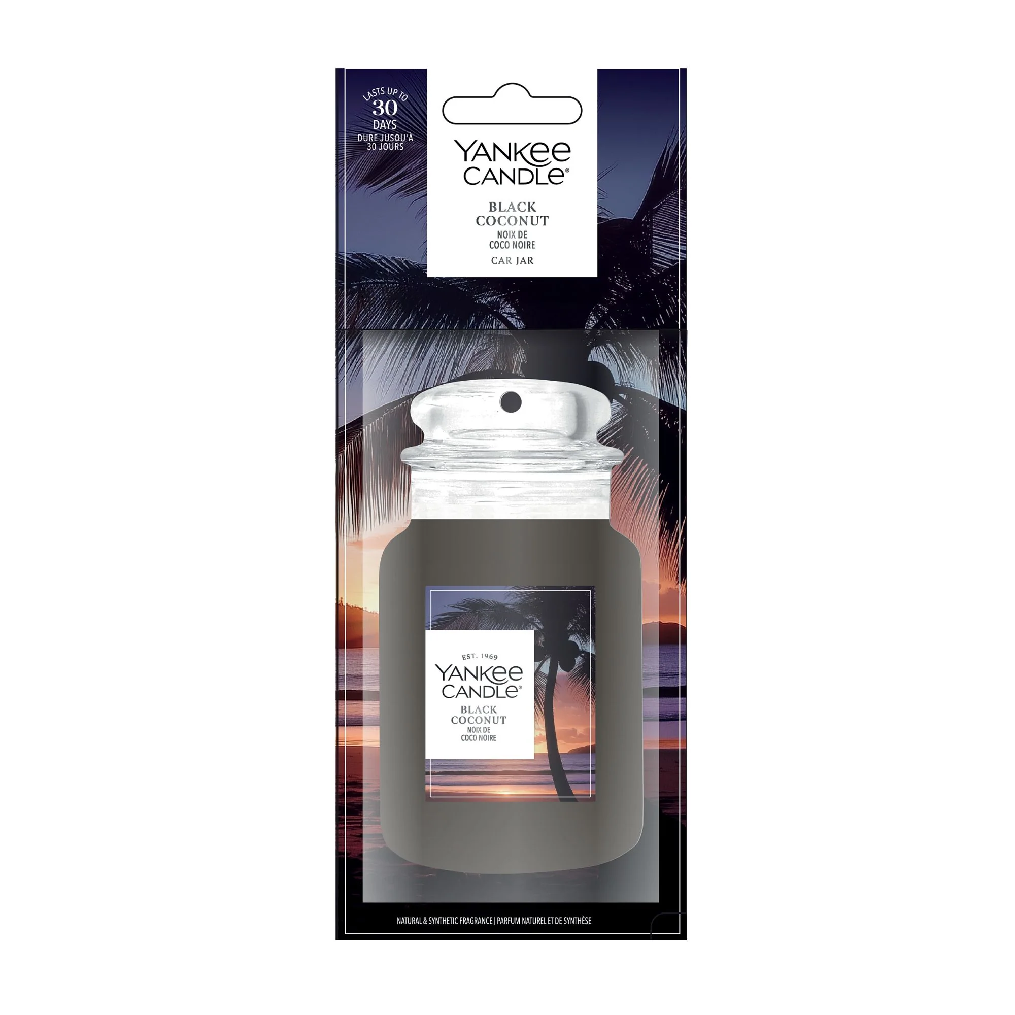 Black Coconut Car Jar by Yankee Candle
