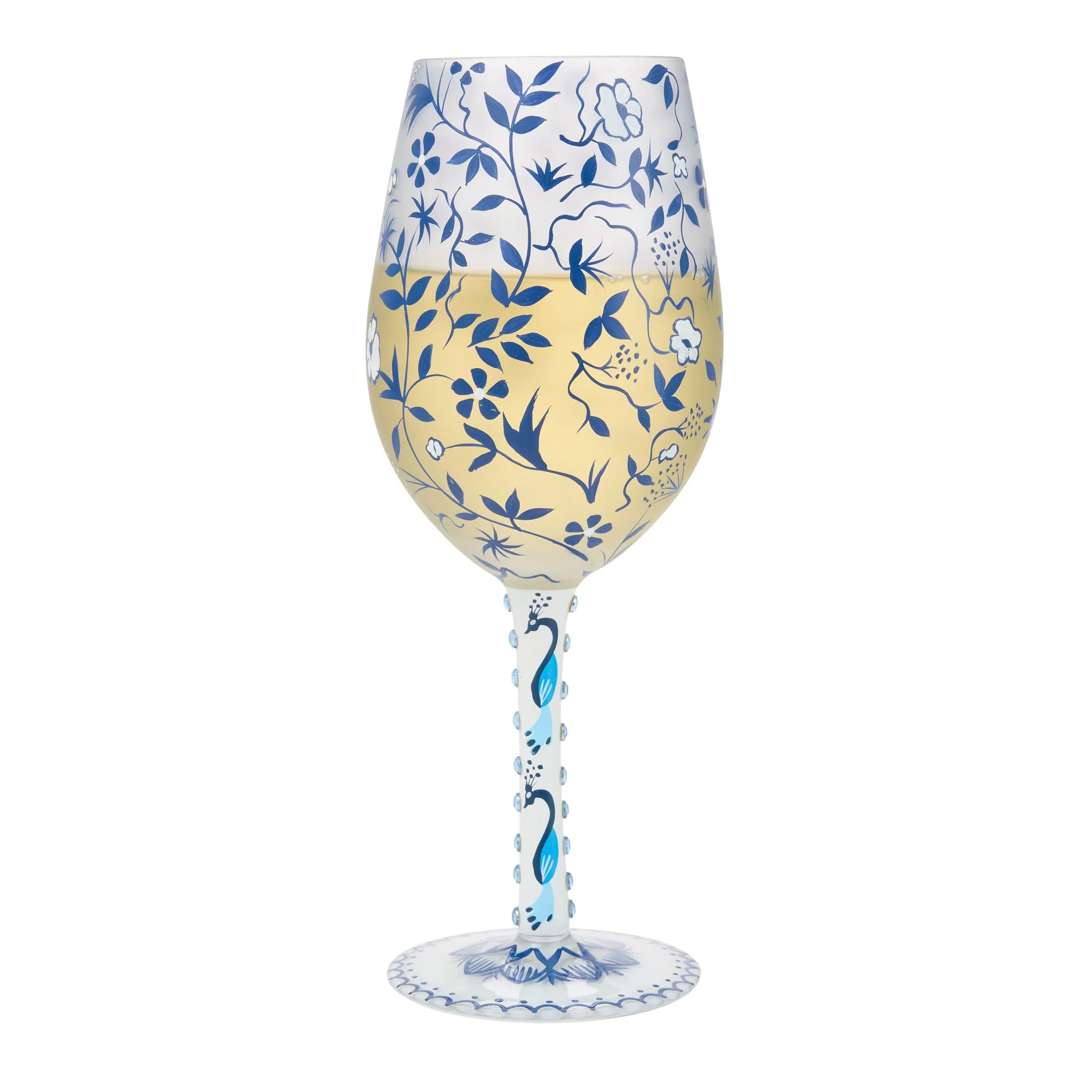 Blue Menagerie Wine Glass - Image 2