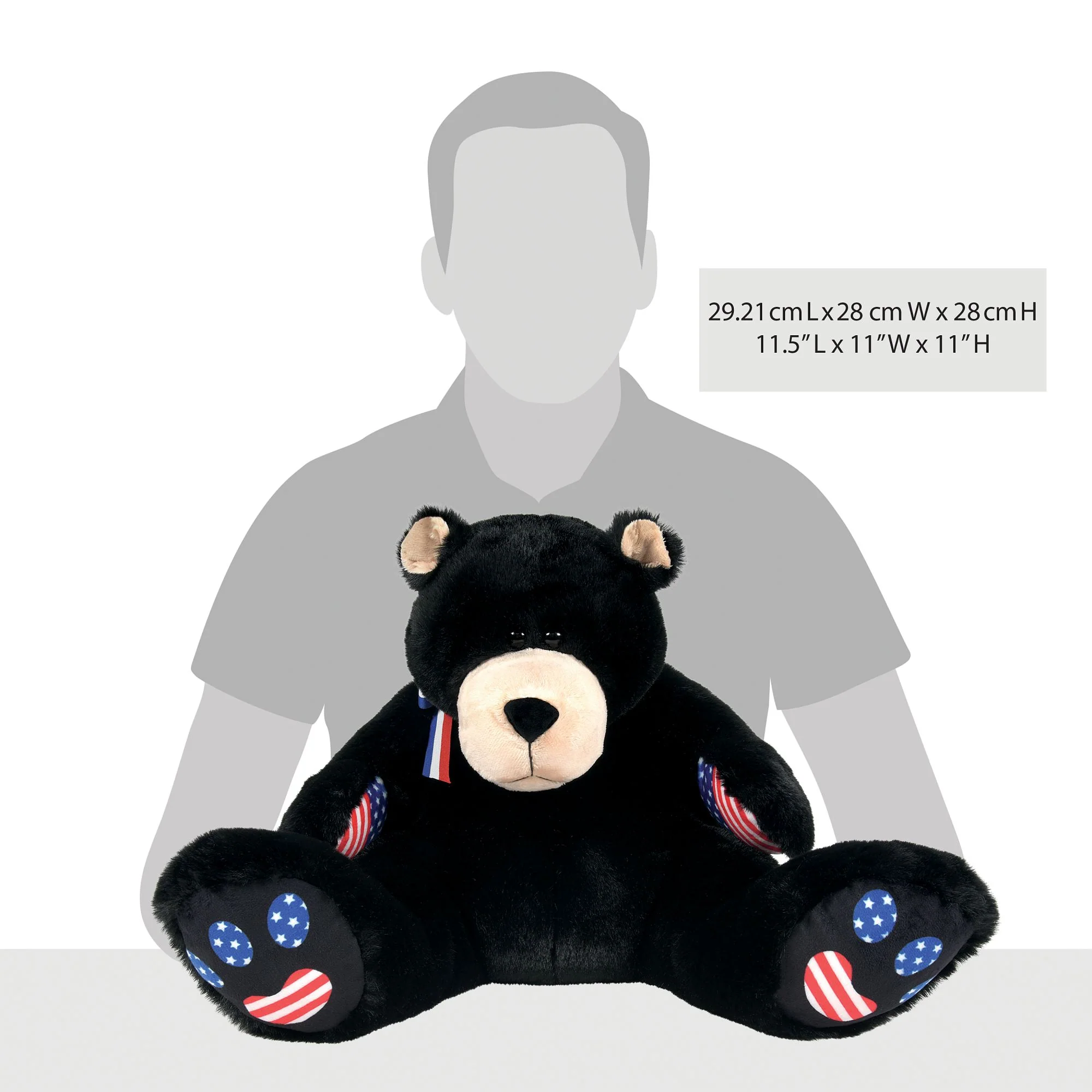 Bubba Bear - Black by Boyds Bears - Image 5