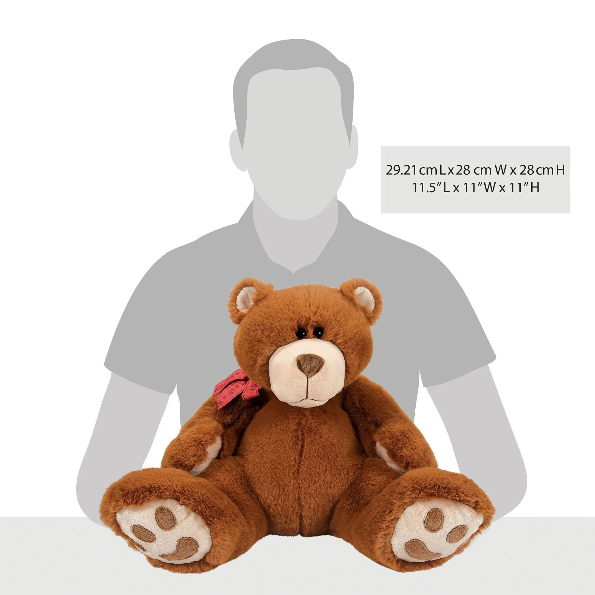 Bubba Bear - Brown by Boyds Bears - Image 6