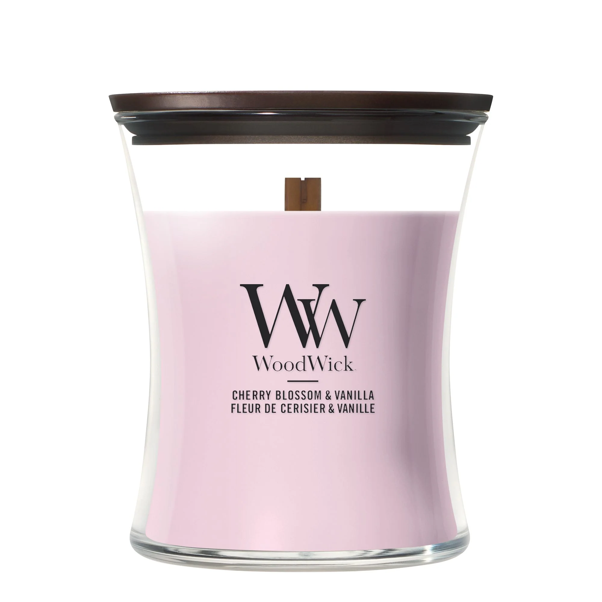 Cherry Blosson and Vanilla Medium Hourglass by WoodWick