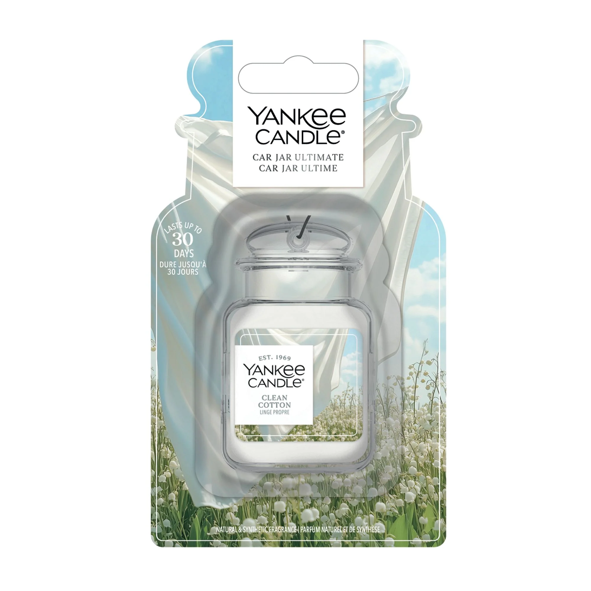 Clean Cotton Car Jar Ultimate by Yankee Candle