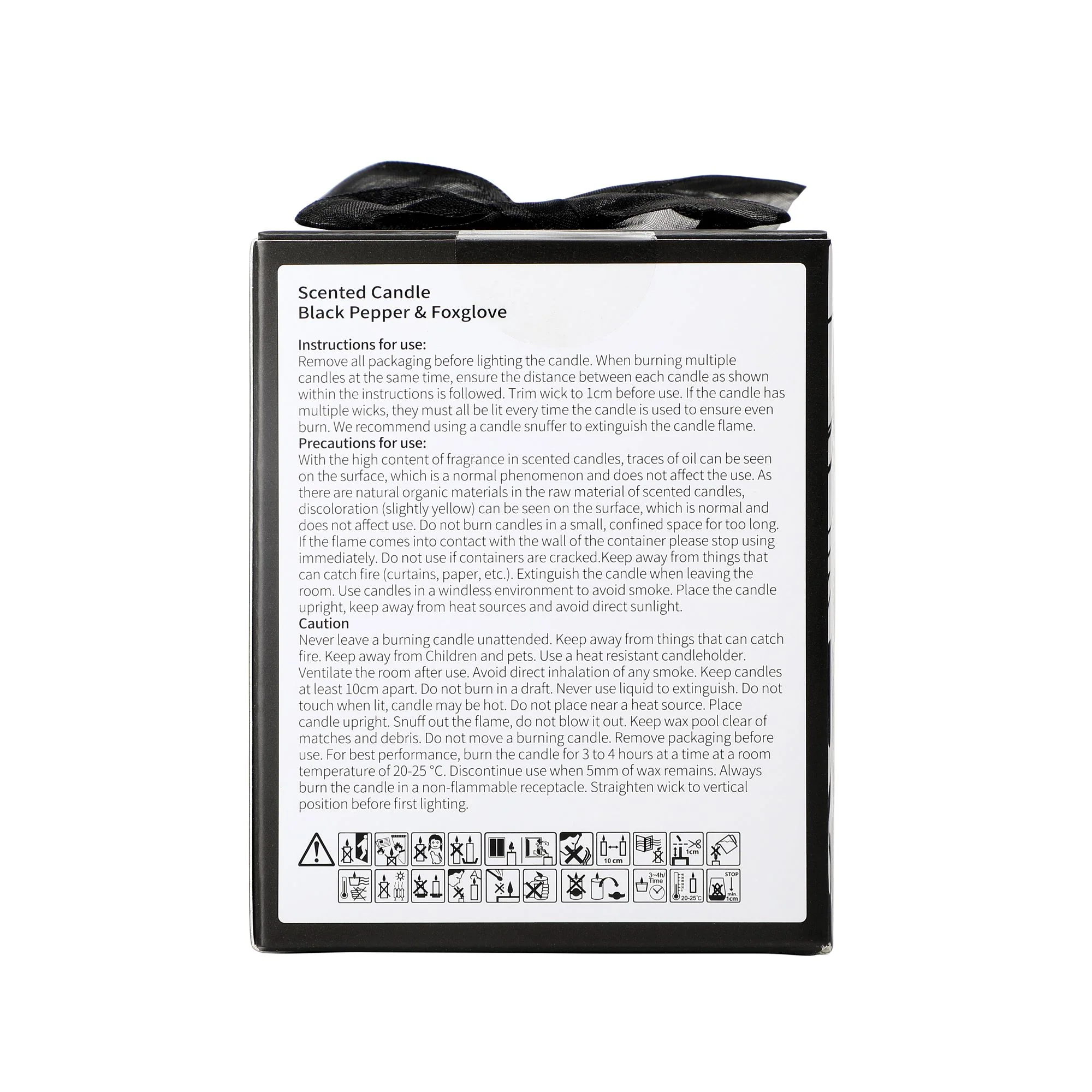 Cruella Black Pepper & Foxglove Frosted Glass Candle - Image 6