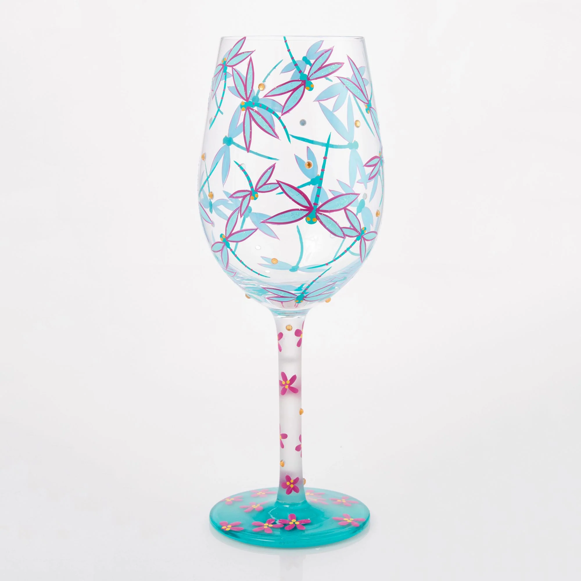 Dance of the Dragonflies Wine Glass - Image 5