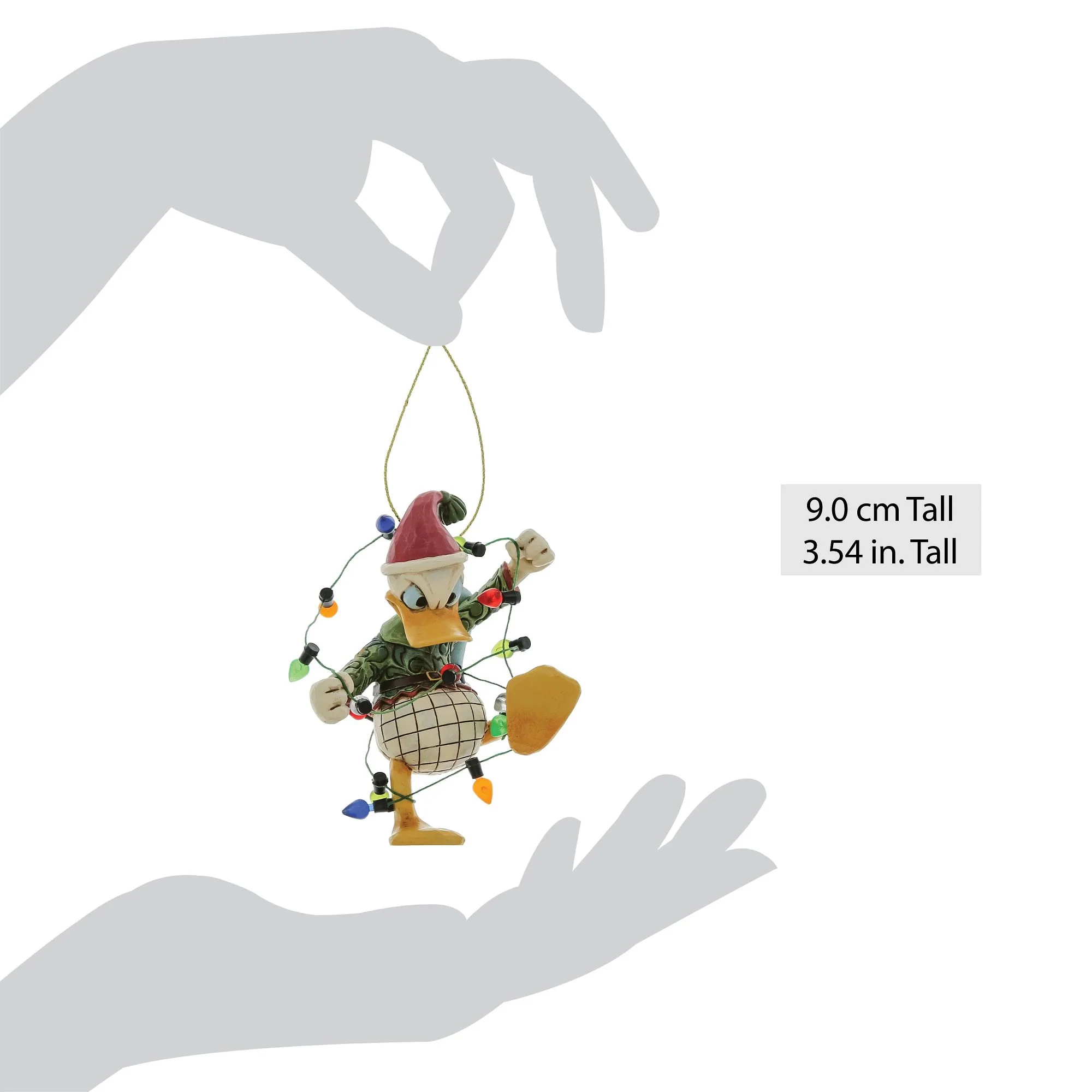 Donald Duck Wrapped in Lights Hanging Ornament - Image 5