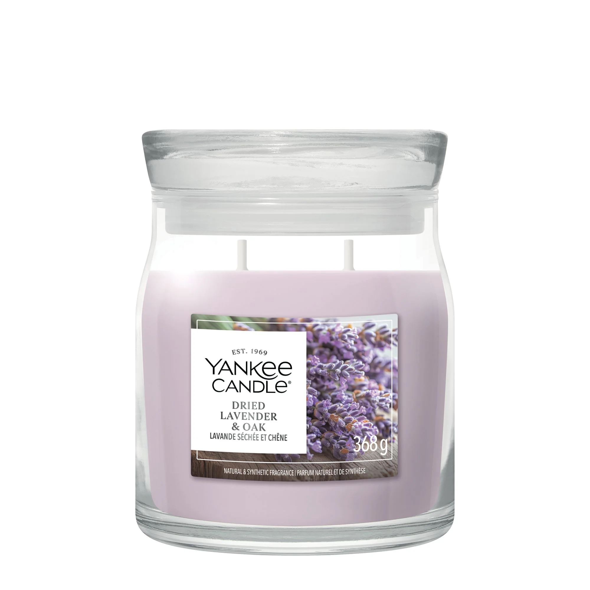 Dried Lavender & Oak Signature Medium Jar by Yankee Candle