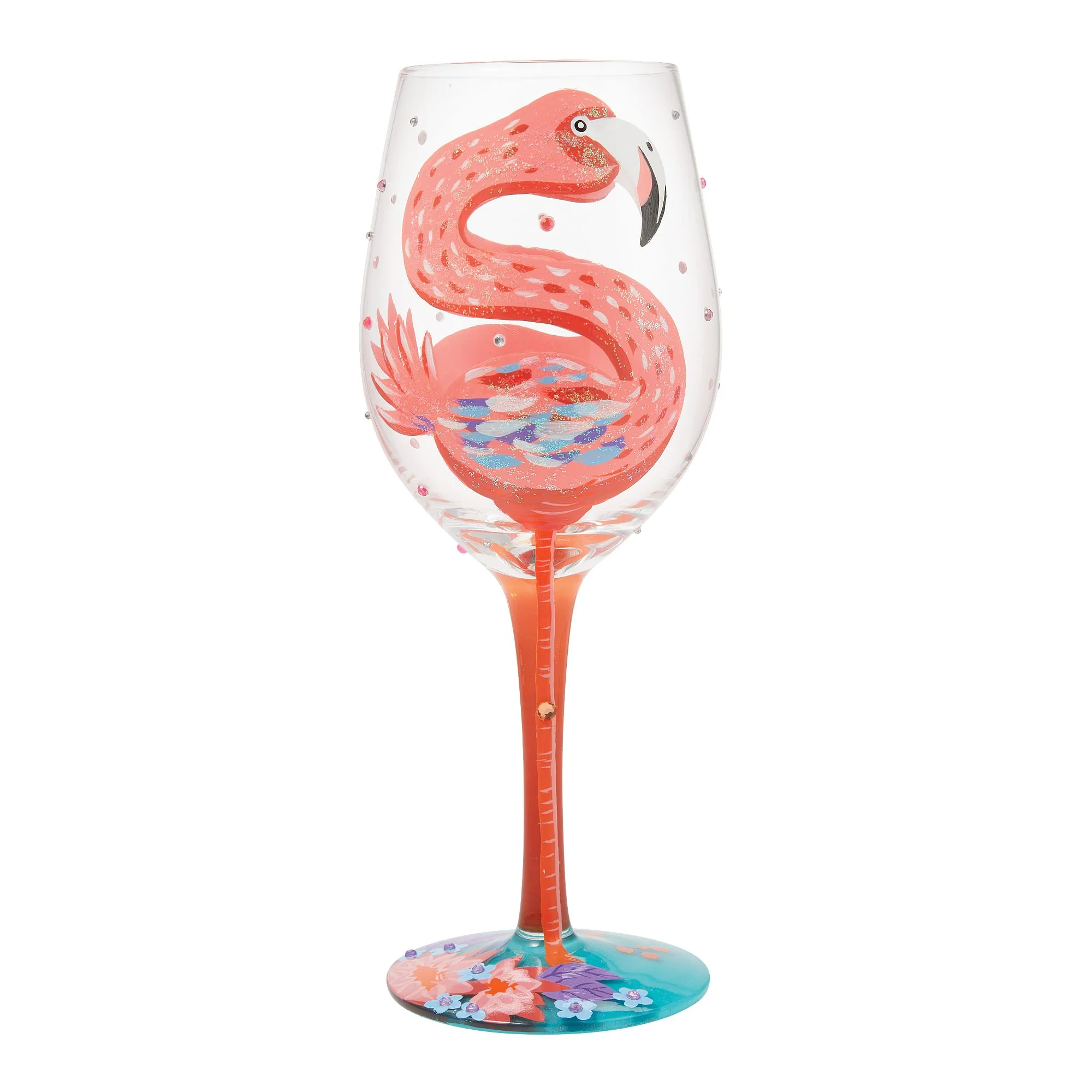 Fabulous Flamingos Wine Glass Designs by Lolita