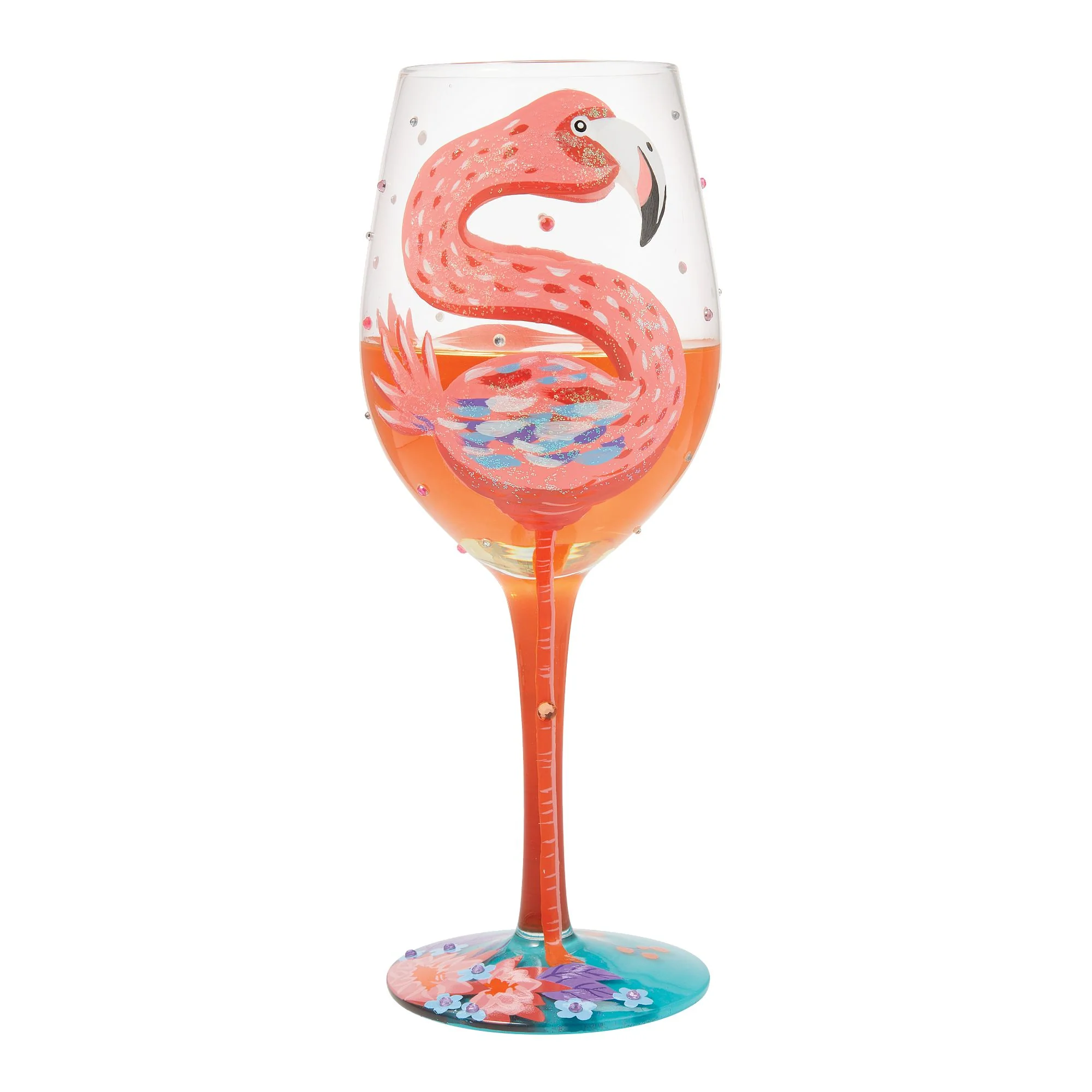 Fabulous Flamingos Wine Glass Designs by Lolita - Image 2