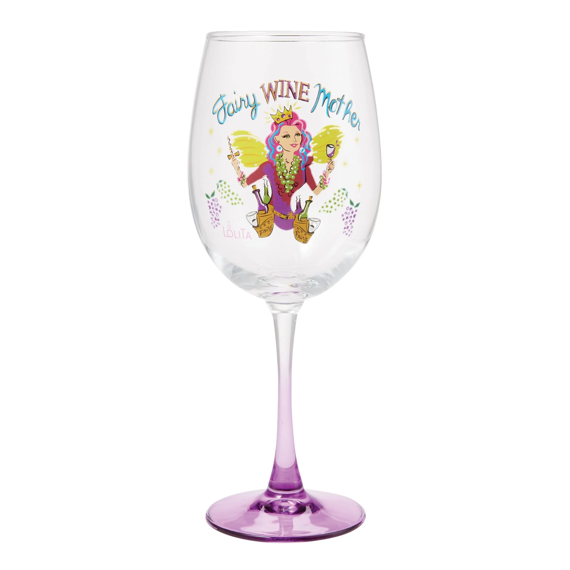 Fairy Wine Mother Wine Glass