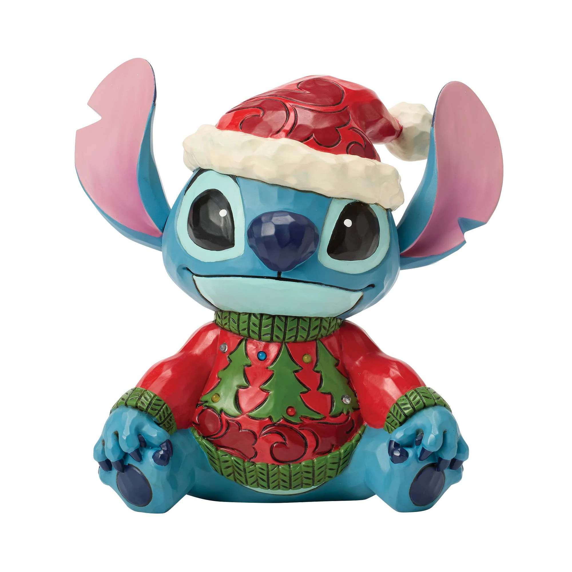 Feeling Jolly and a Little Naughty (Stitch Sweater LED Figurine) - Image 2