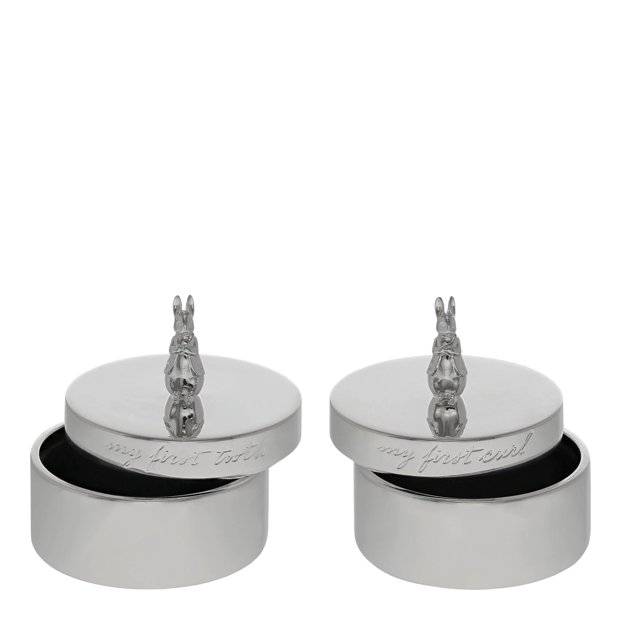 Peter Rabbit Silver Plated First Tooth and Curl Box - Image 4