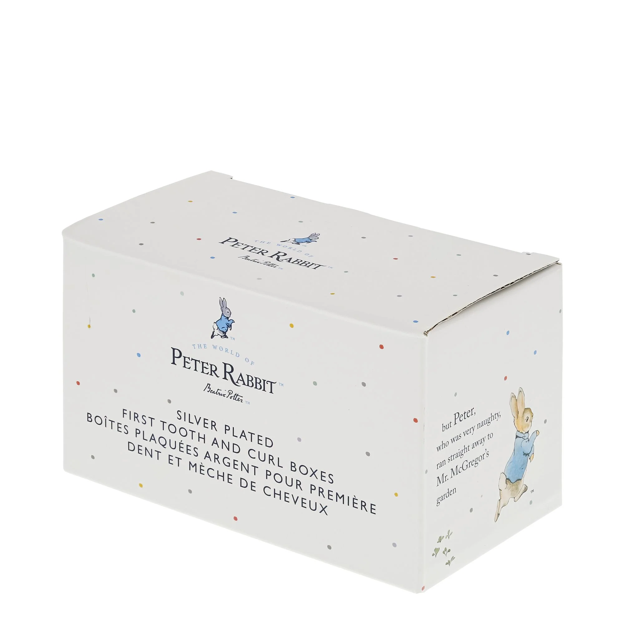 Peter Rabbit Silver Plated First Tooth and Curl Box - Image 6