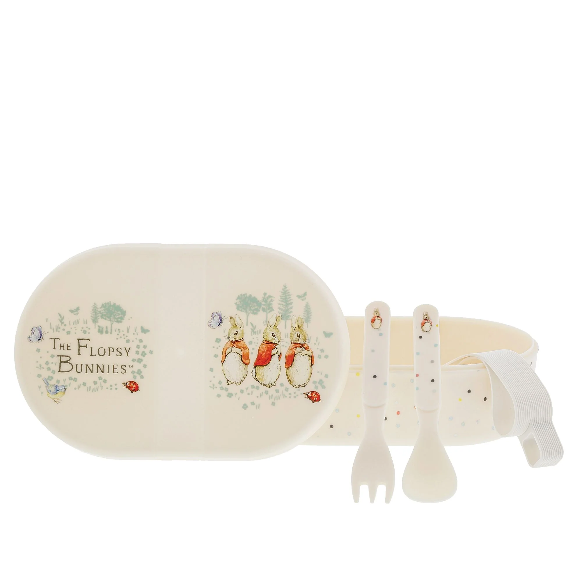 Flopsy Snack Box and Cutlery Set by Beatrix Potter - Image 3