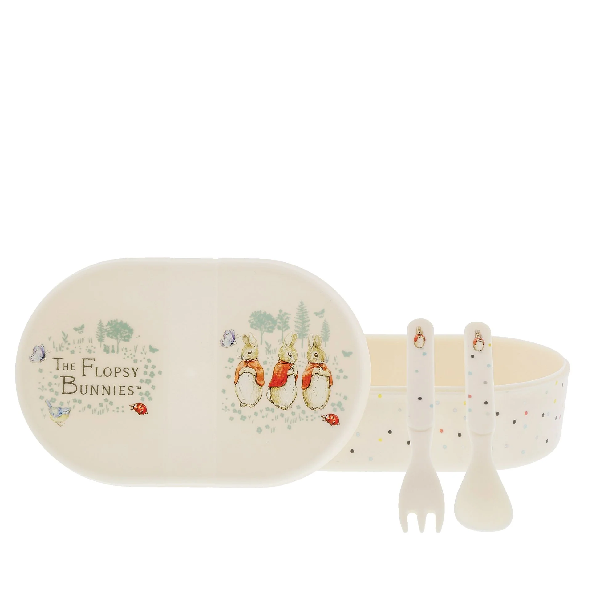 Flopsy Snack Box and Cutlery Set by Beatrix Potter - Image 4
