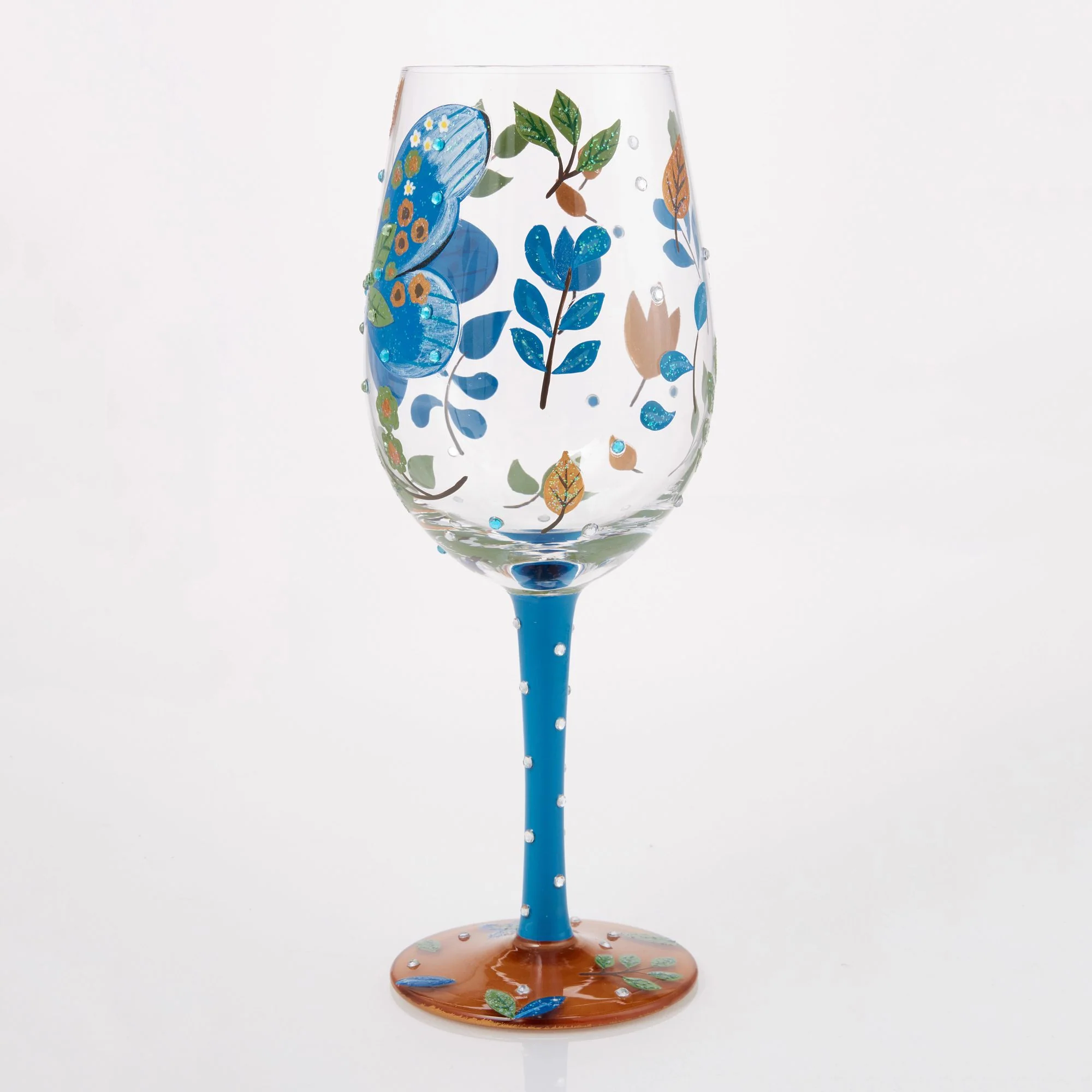 Garden Butterfly Wine Glass - Image 3