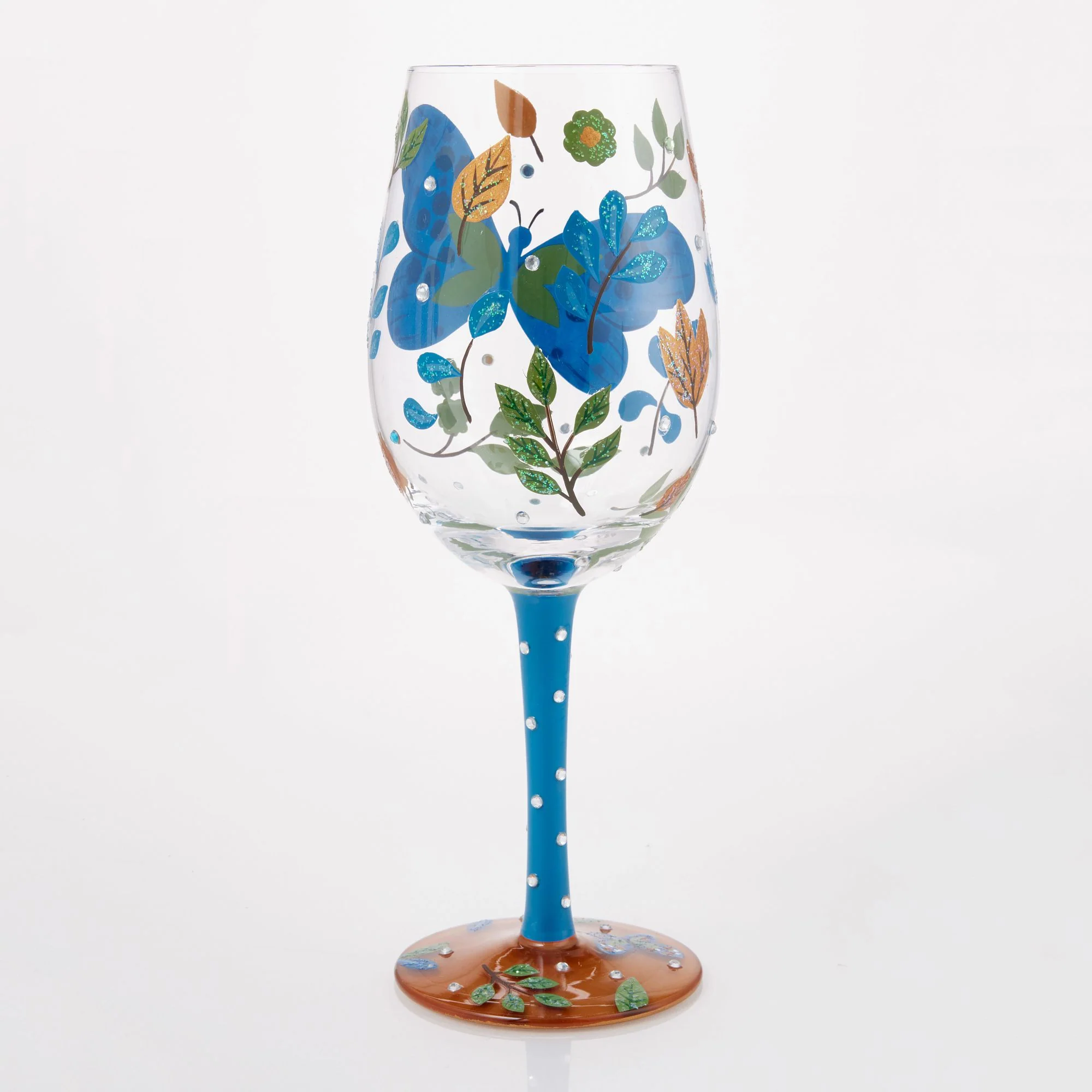 Garden Butterfly Wine Glass - Image 4