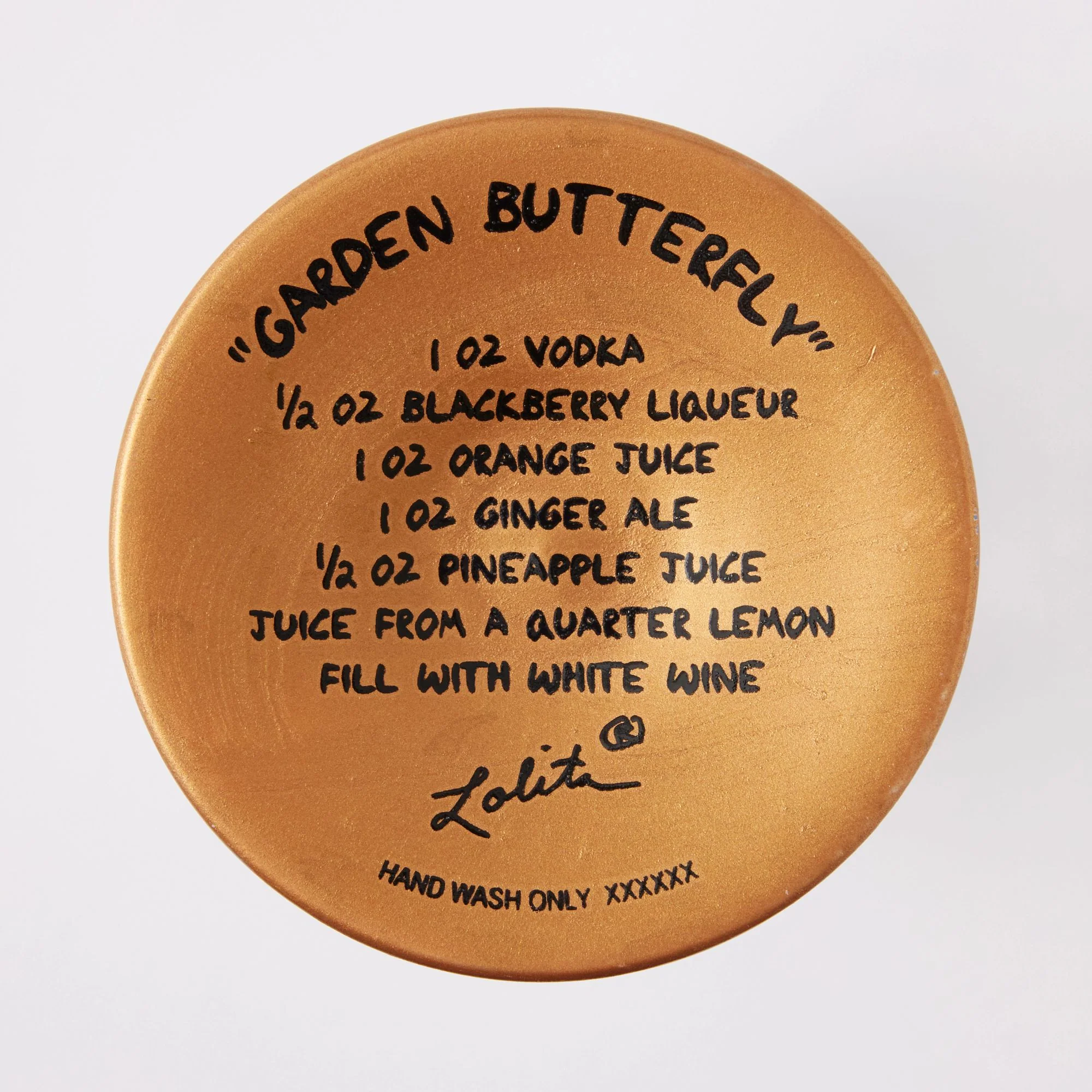 Garden Butterfly Wine Glass - Image 7