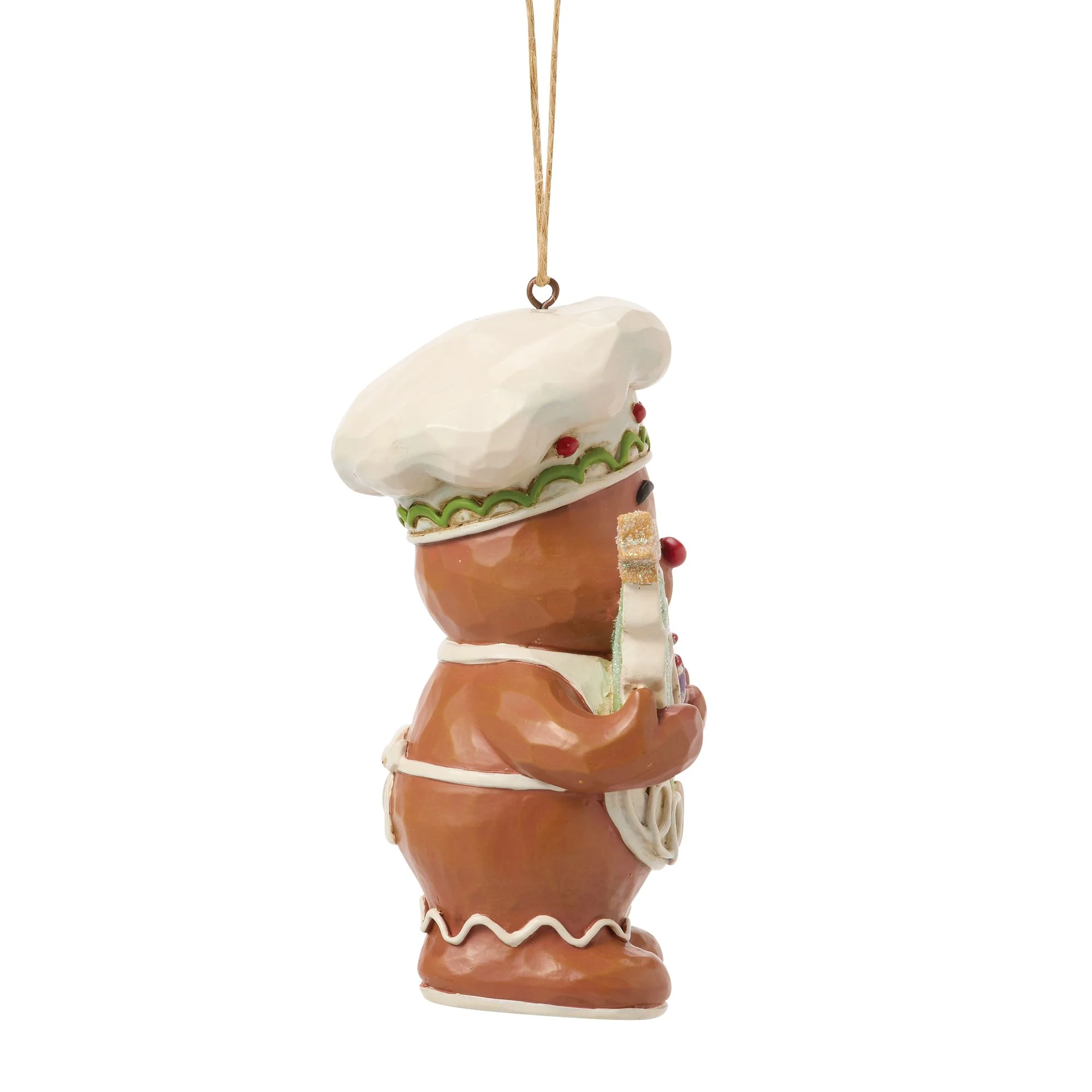 Gingerbread Jolly Character with Cookies Hanging Ornament - Image 4