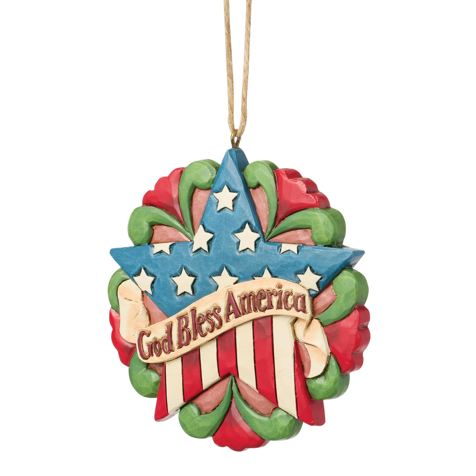 God Bless America Hanging Ornament - Image 2