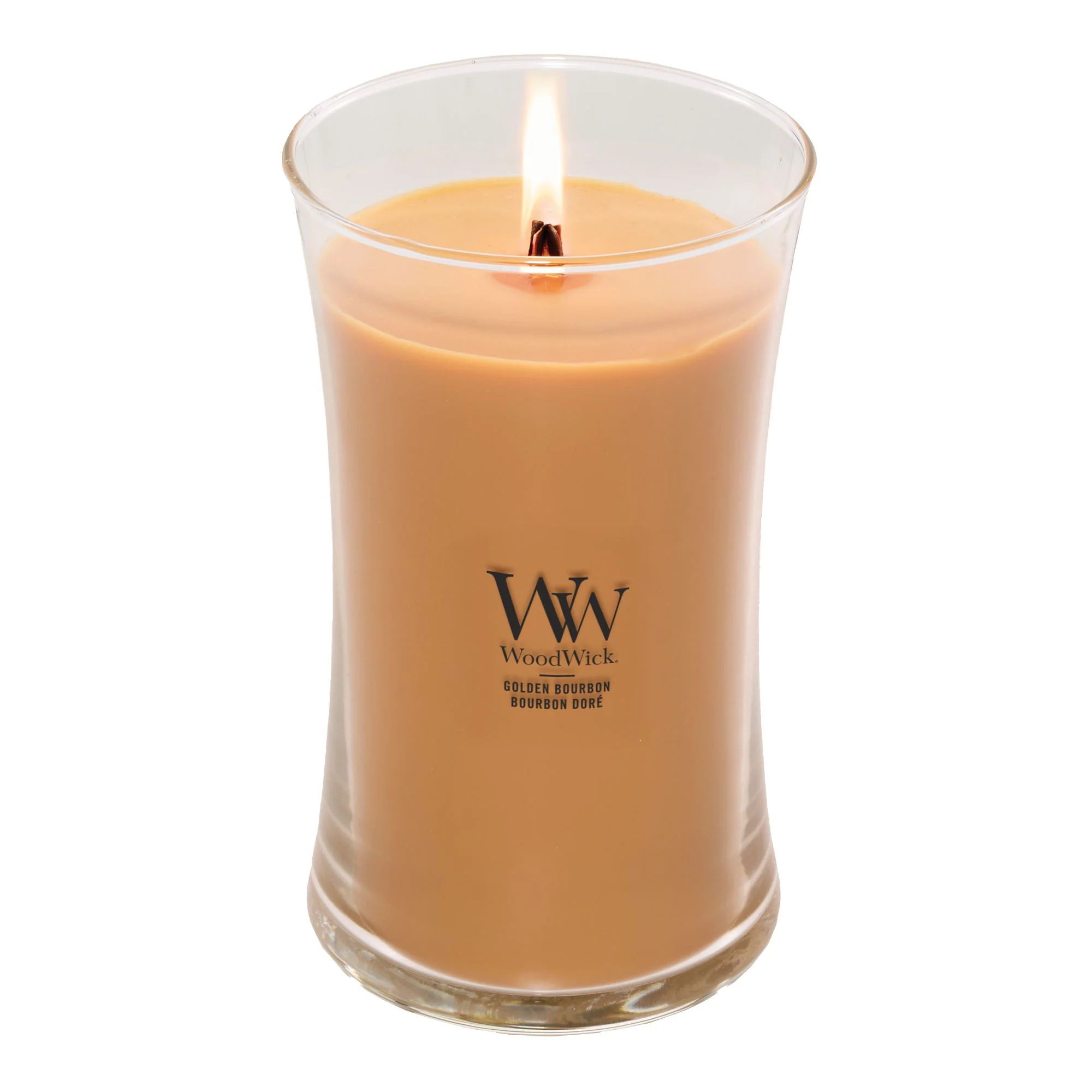 Golden Bourbon Large Hourglass by WoodWick - Image 3