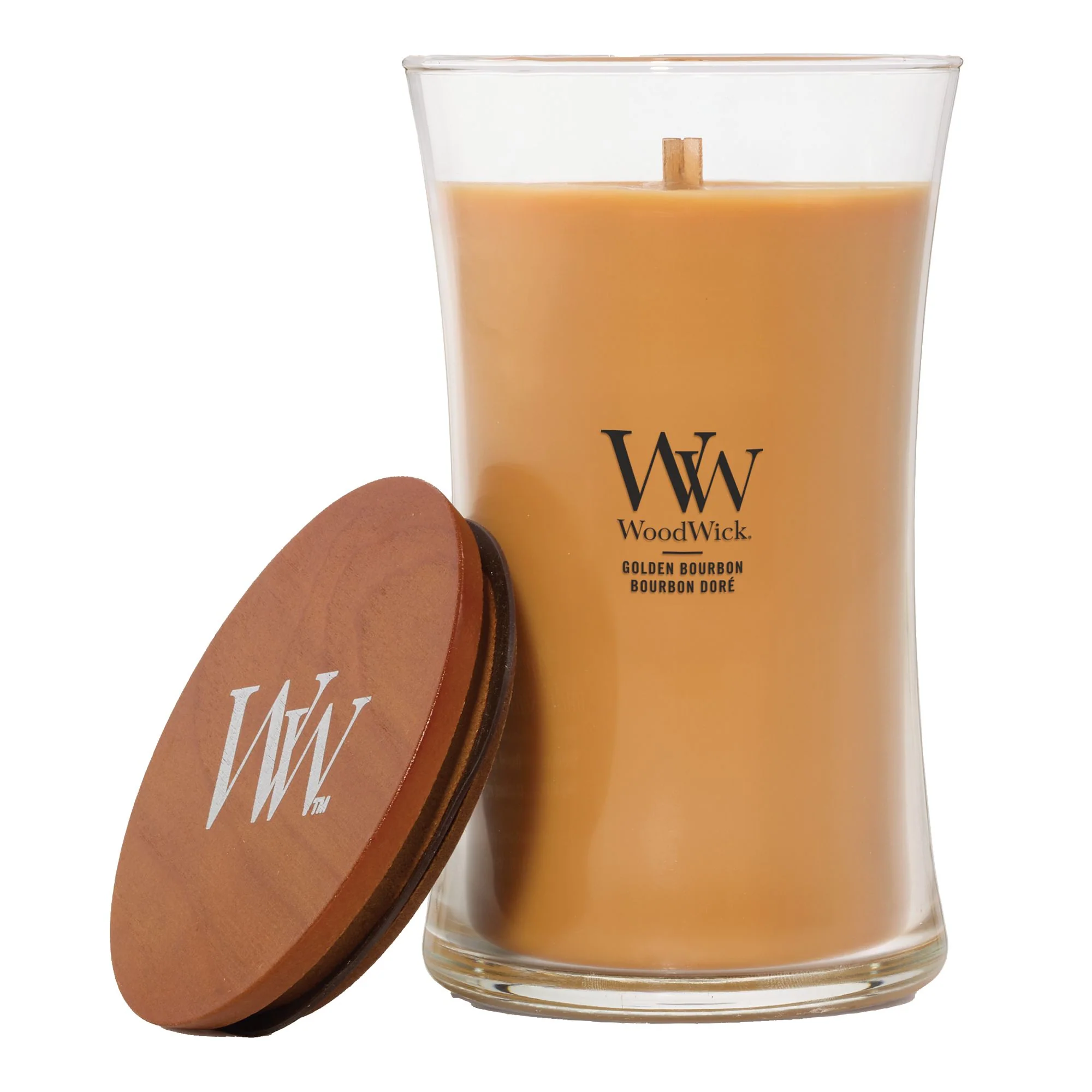 Golden Bourbon Large Hourglass by WoodWick - Image 4