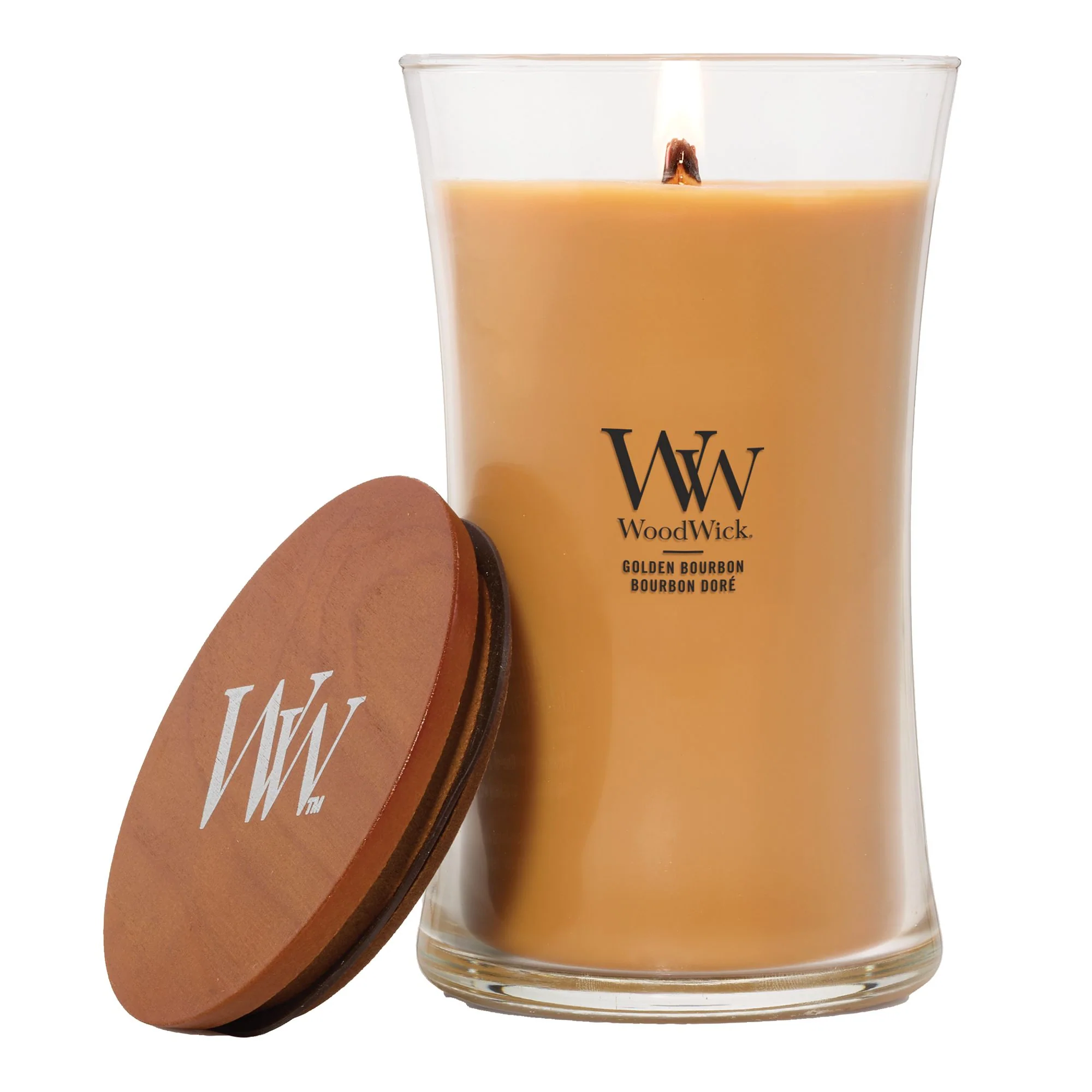 Golden Bourbon Large Hourglass by WoodWick - Image 6