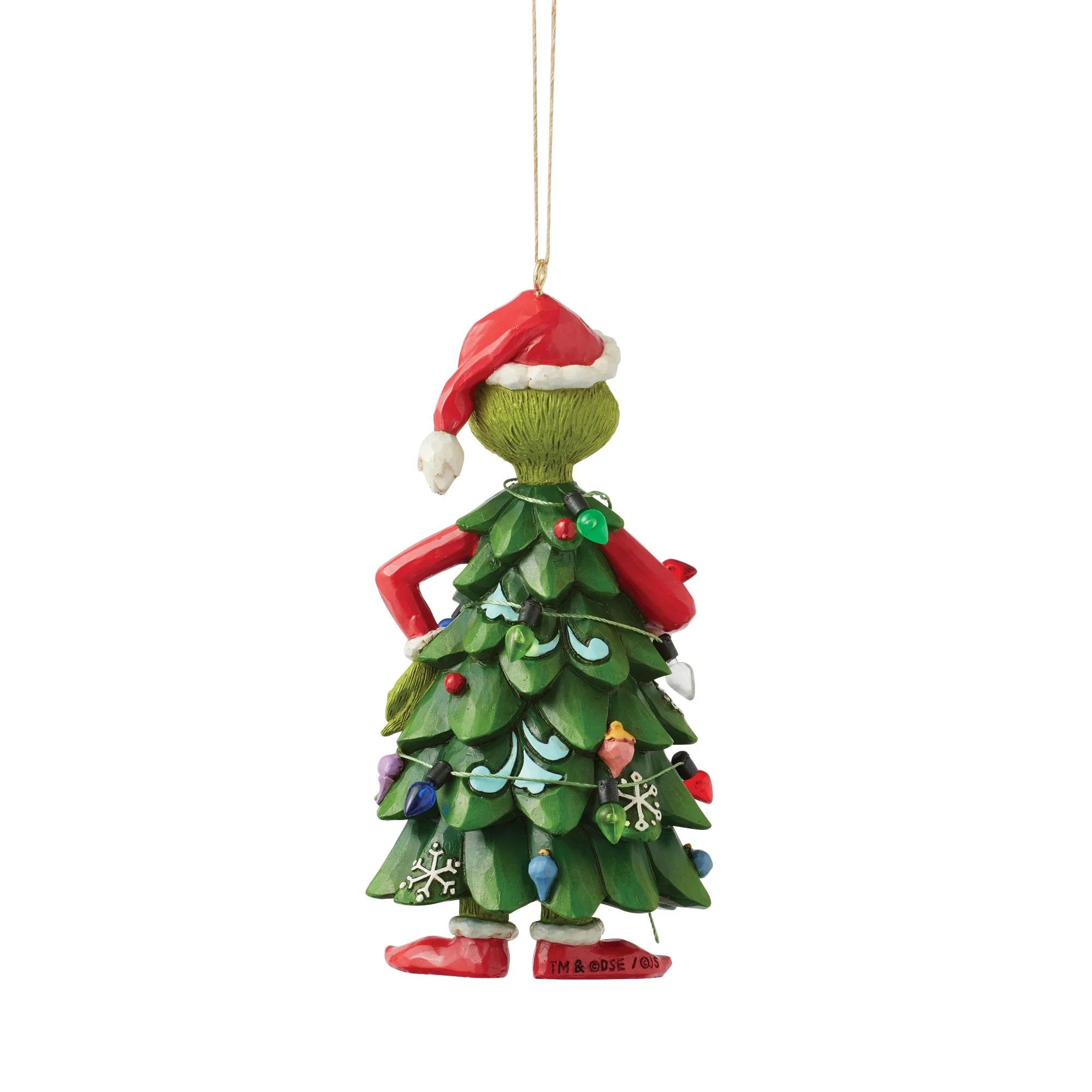 Grinch as a Christmas Tree Hanging Ornament - The Grinch by Jim Shore - Image 3