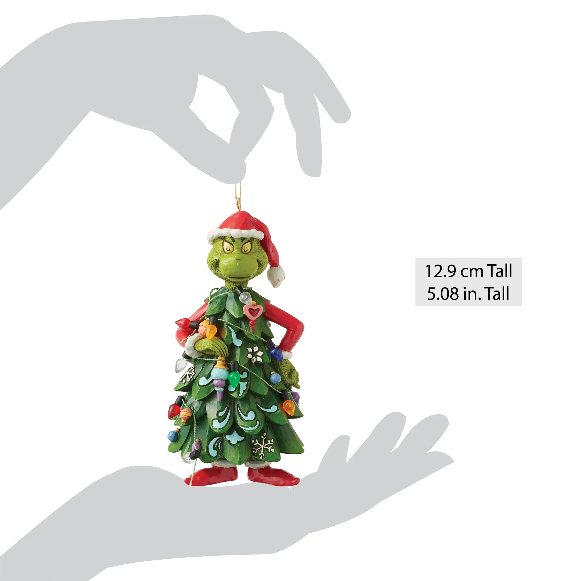 Grinch as a Christmas Tree Hanging Ornament - The Grinch by Jim Shore - Image 5