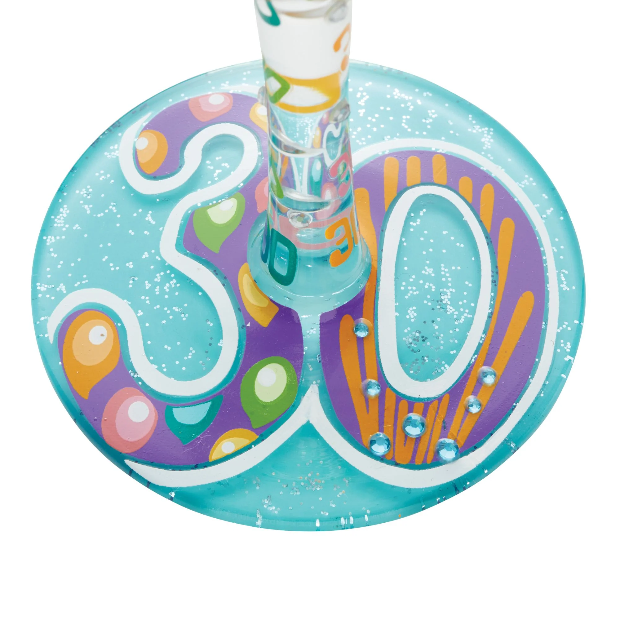 Happy 30th Birthday Wine Glass by Lolita - Image 4