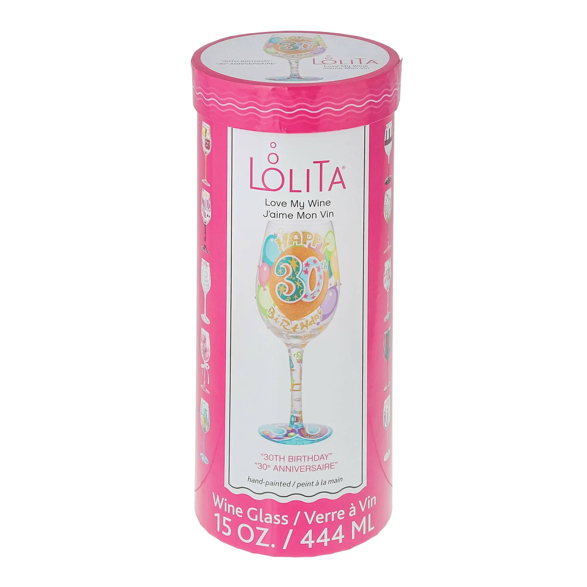 Happy 30th Birthday Wine Glass by Lolita - Image 6
