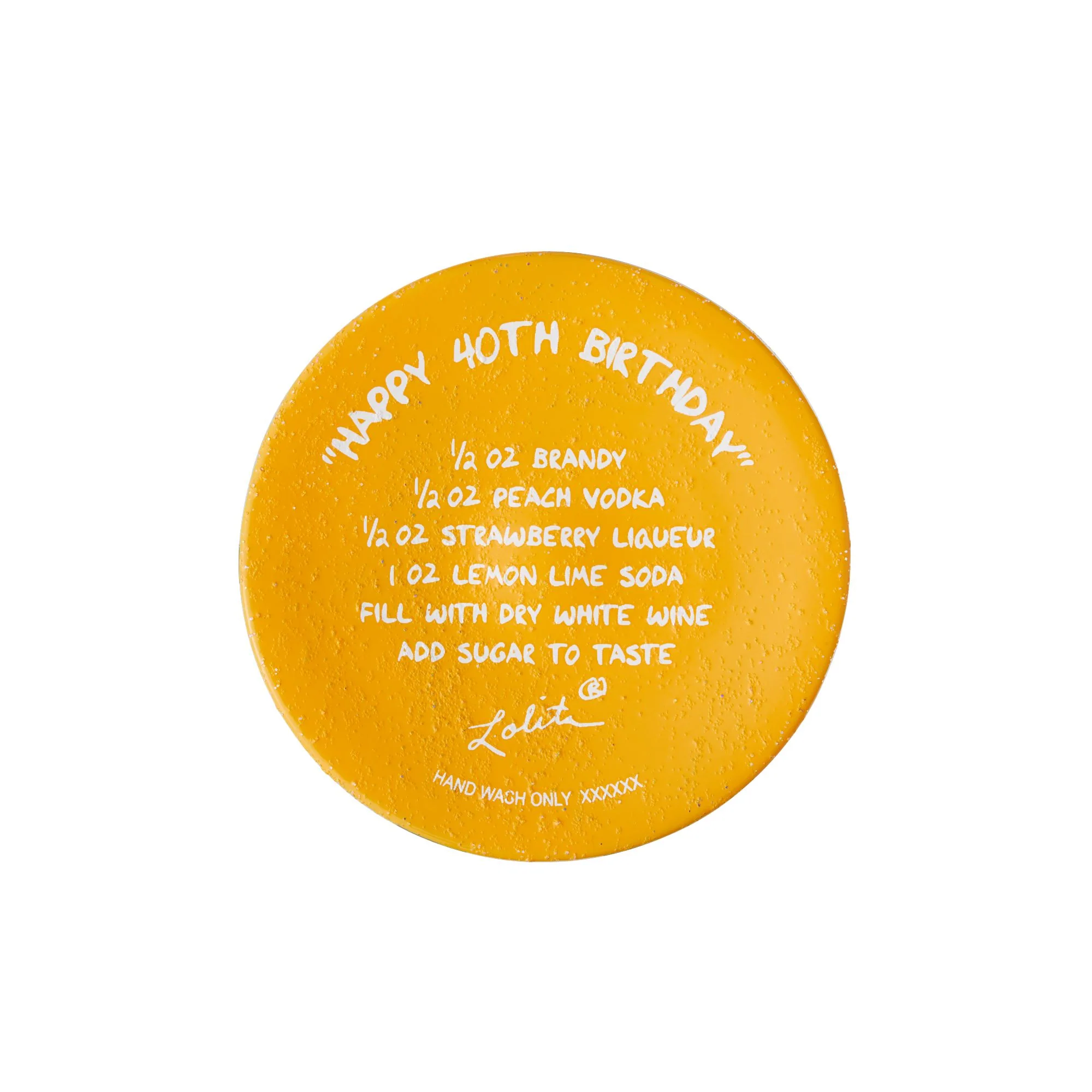 Happy 40th Birthday Wine Glass - Image 5